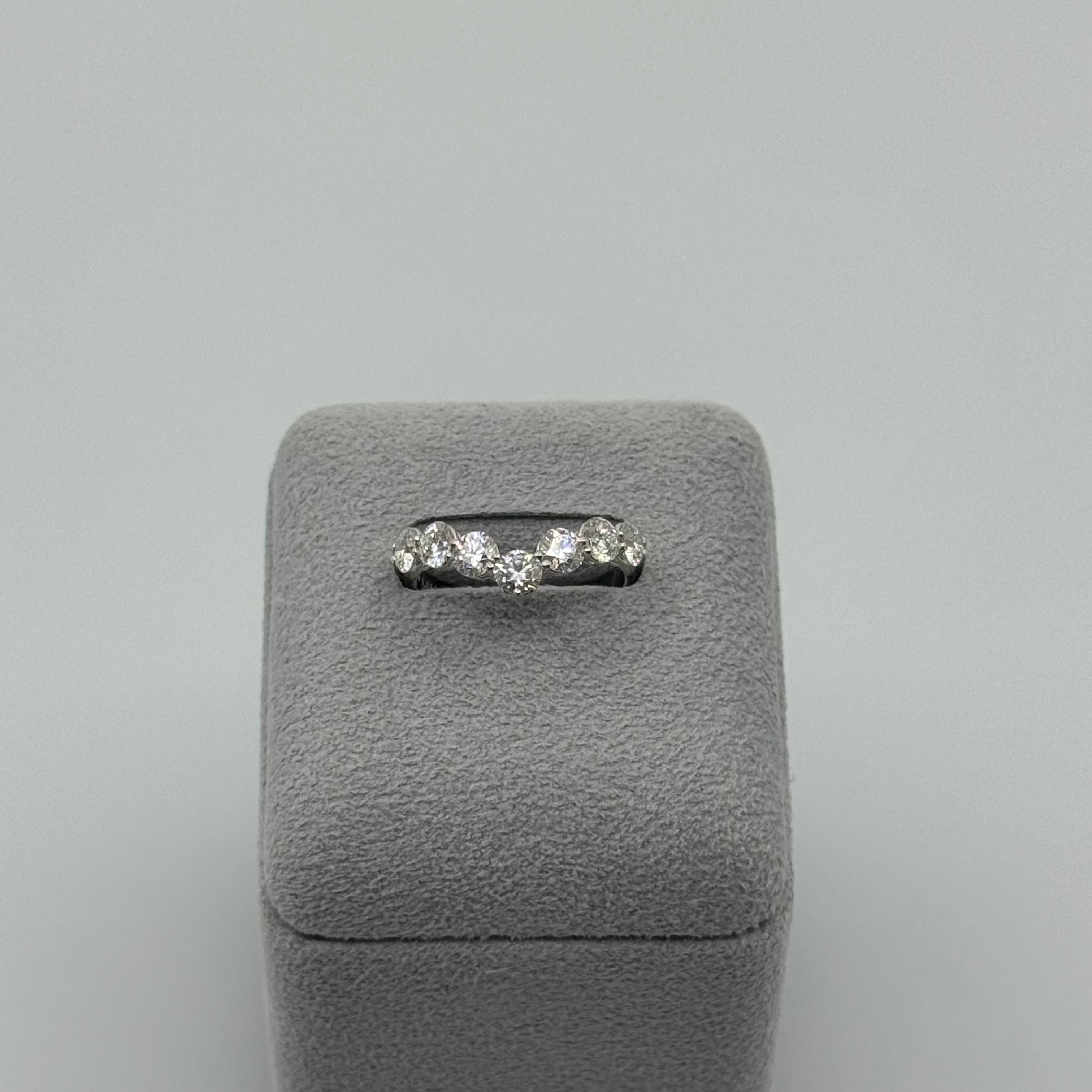 ［パピヨン］リング ダイヤ 1pc0.2ct×7pc