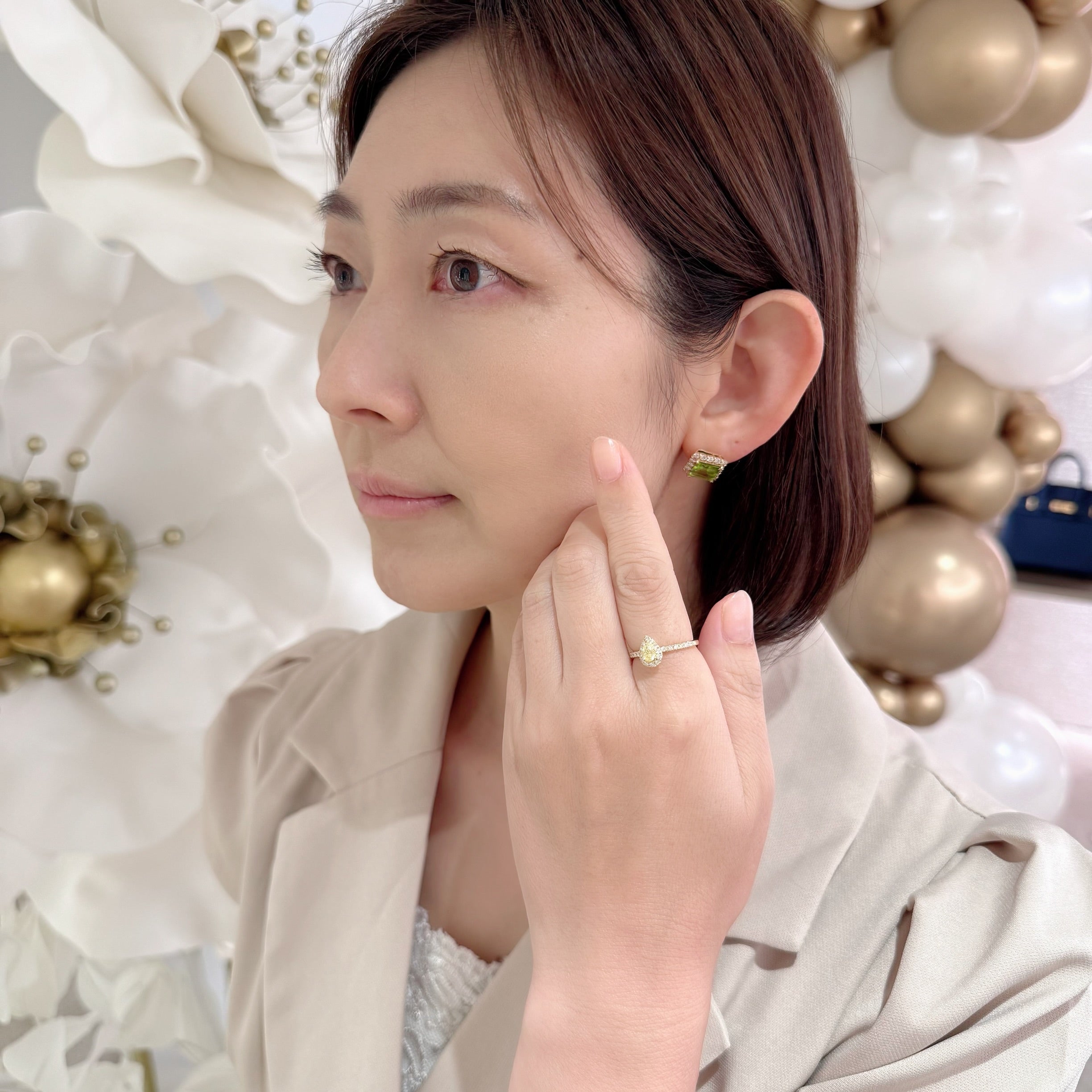 [一点物] リング ダイヤ FIY 0.3ct PS PT/YG