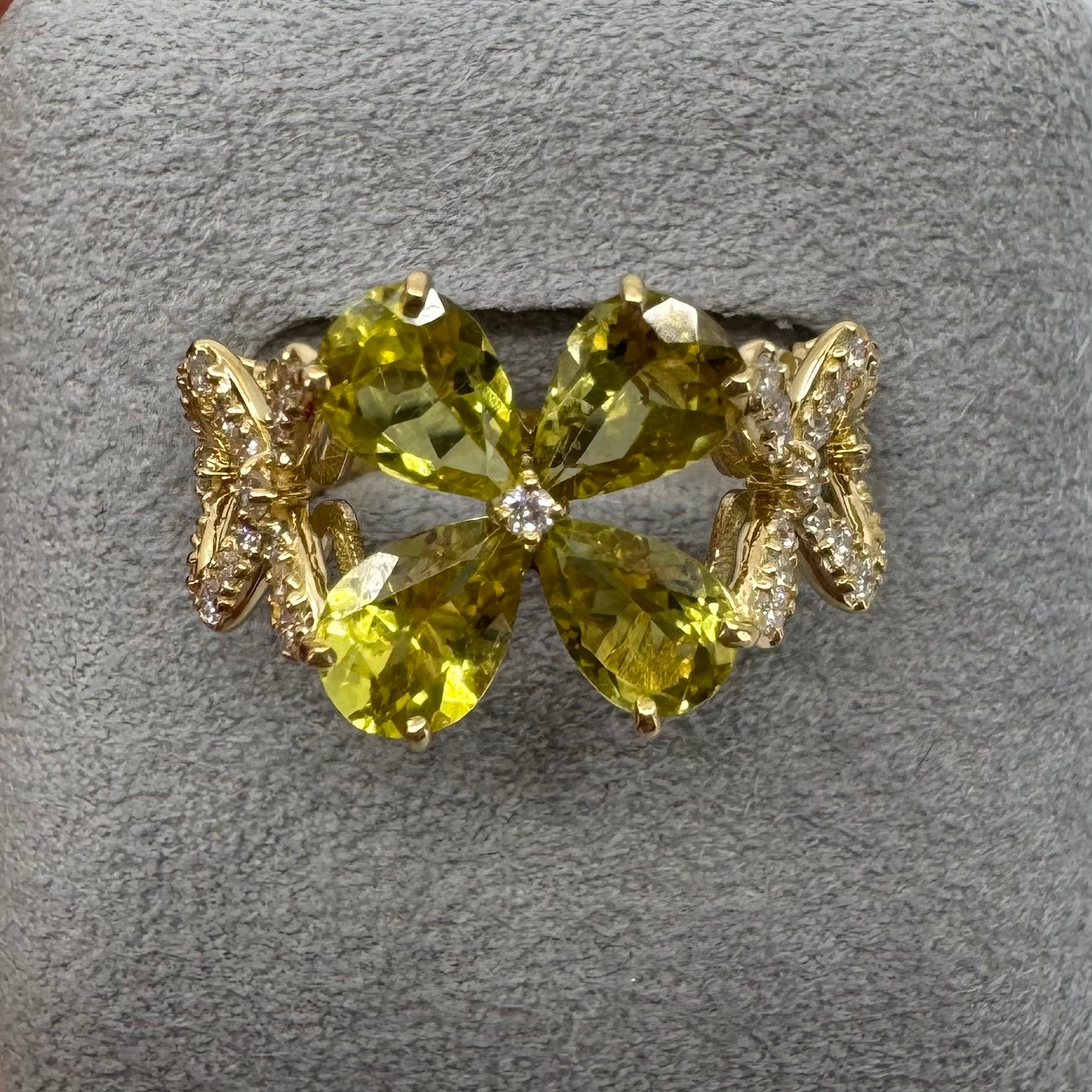 ［クロシェ］リング カナリートルマリン 2ct PS