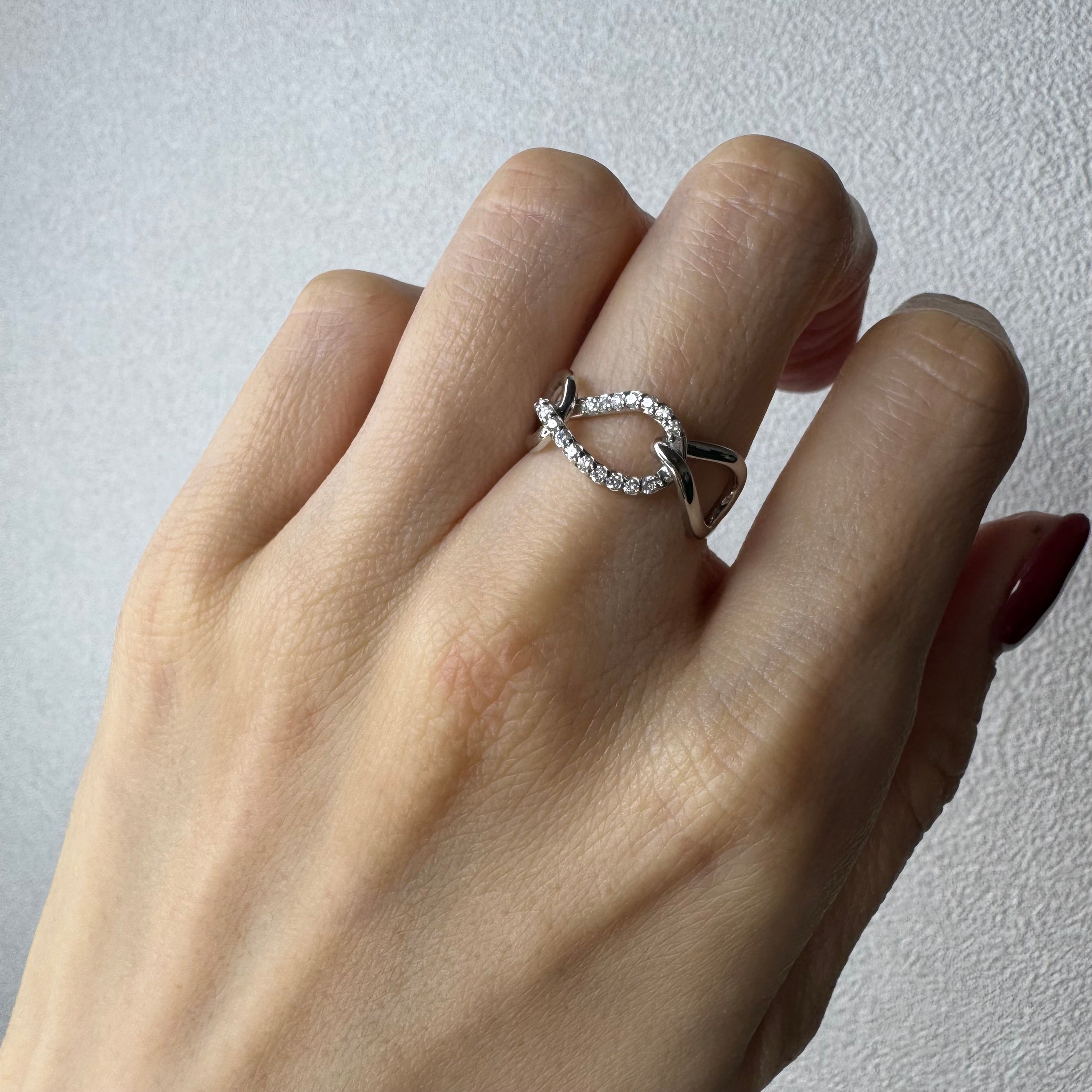 ［パズル］ ダイヤ リング 0.15ct