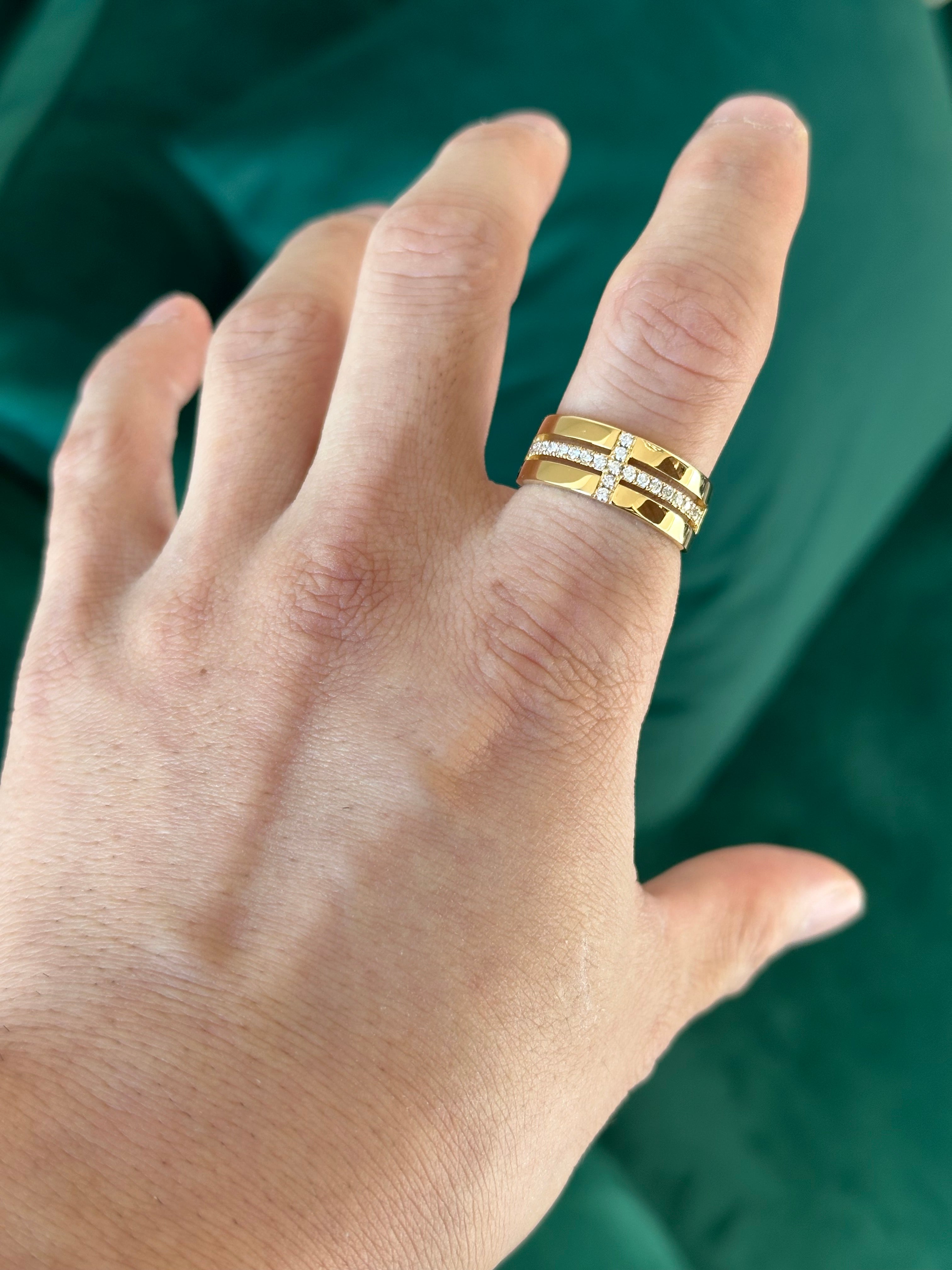 ［スクランブル/MEN'S］リング ダイヤ