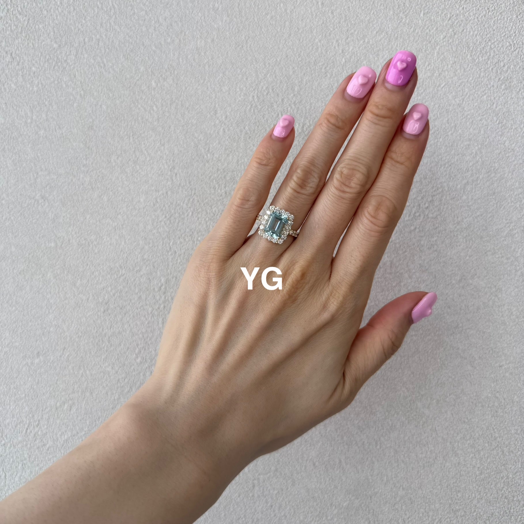 ［湖のドレス］リング アクアマリン