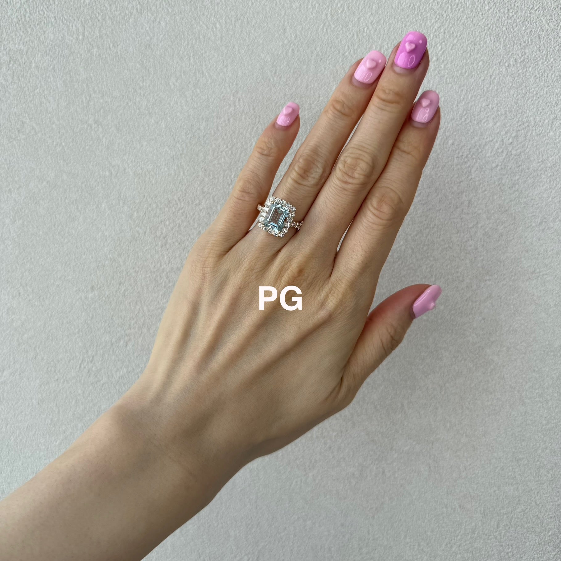 ［湖のドレス］リング アクアマリン