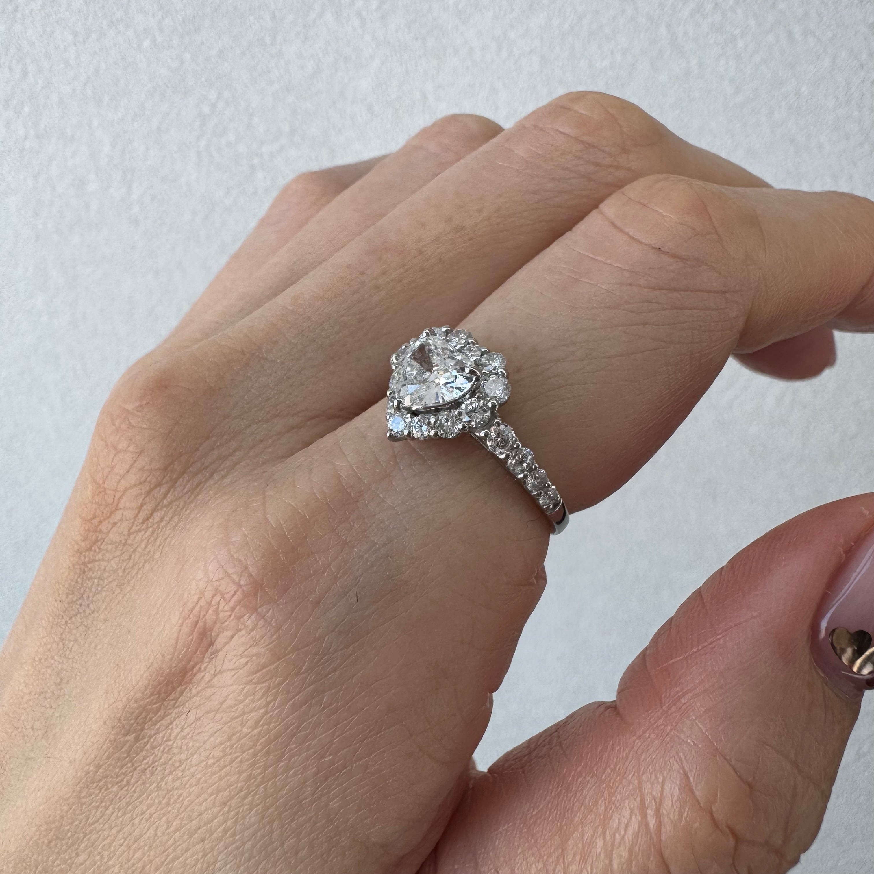 9［一点物］リング ダイヤ 0.7ct HS PT