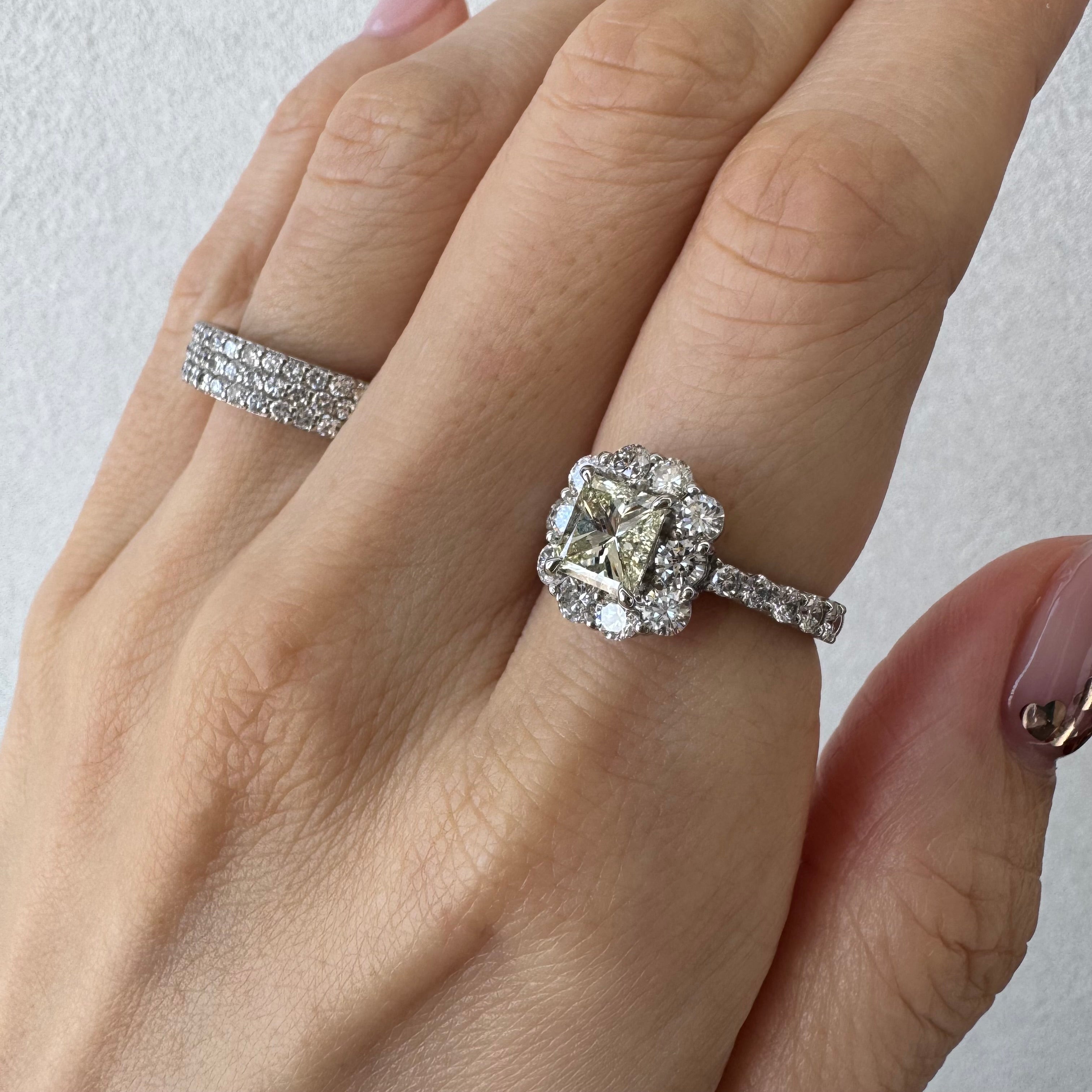 26［一点物］リング ダイヤ 1ct SQ PT