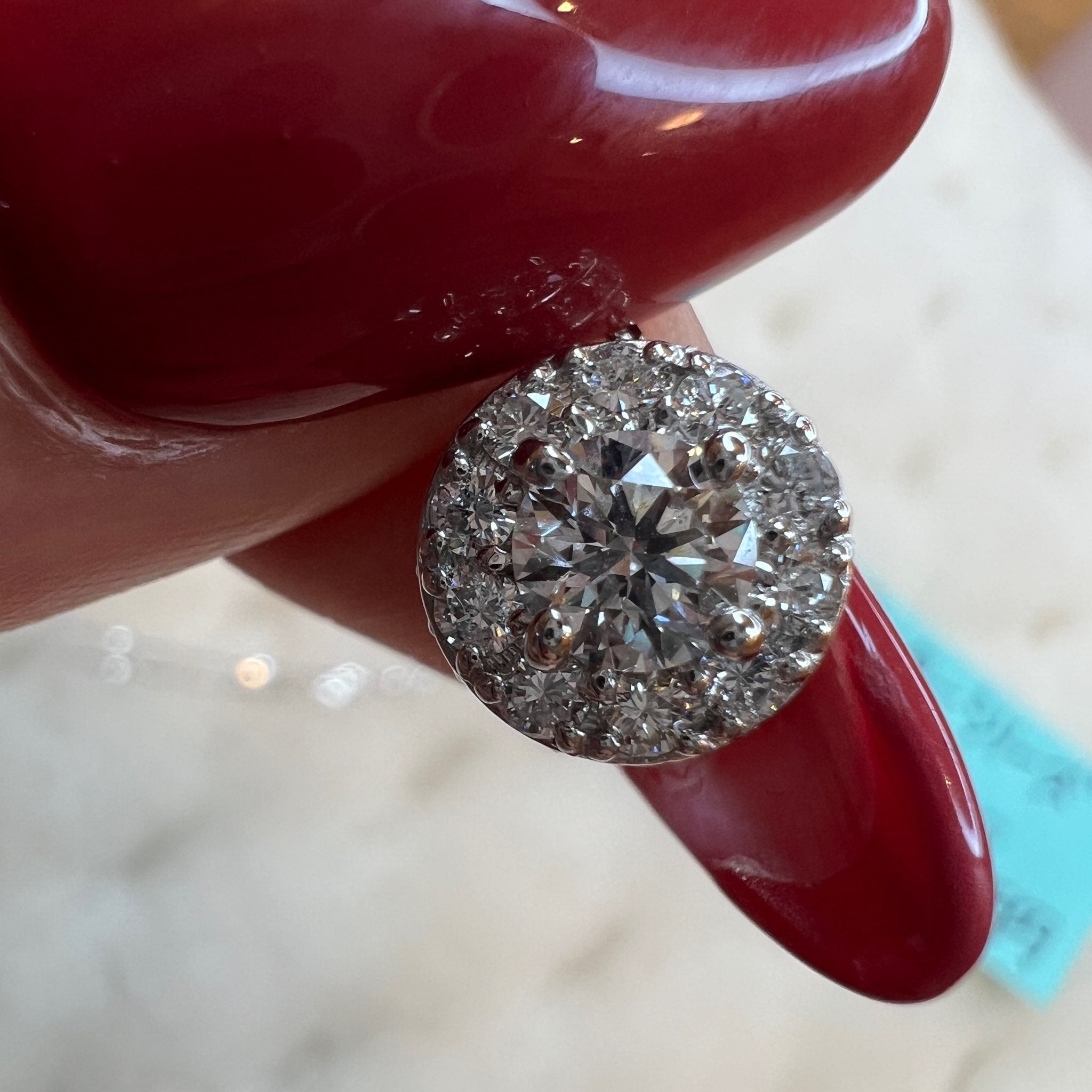 ポインターパヴェピアス〜中石0.3ct G SI GD UP｜AYAKO SAKURAI（櫻井 彩子（サクライ アヤコ））公式通販サイト