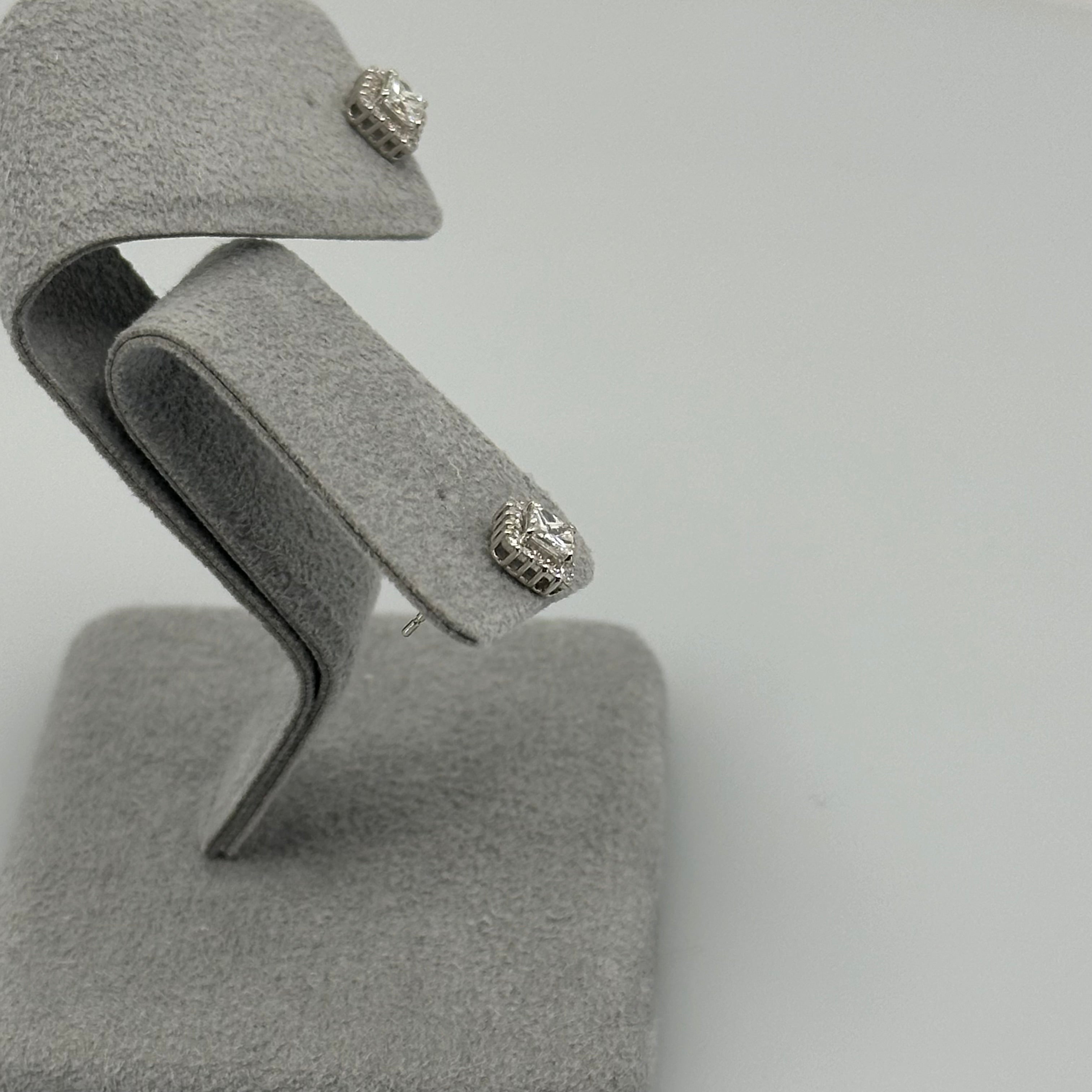 302［一点物］ピアス ダイヤ 0.2ct×2 PR PT