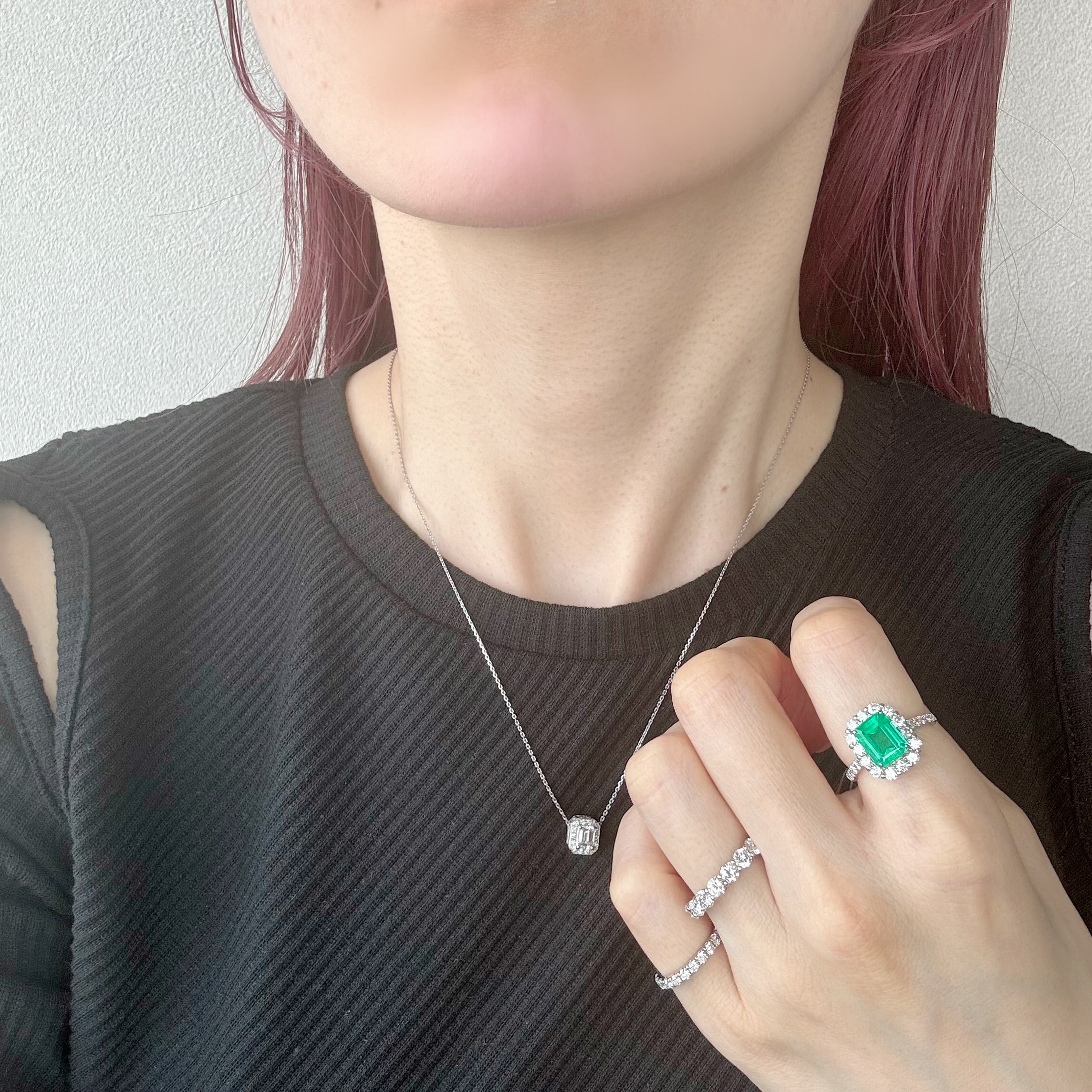 16［一点物］リング エメラルド 2.4ct SQ PT