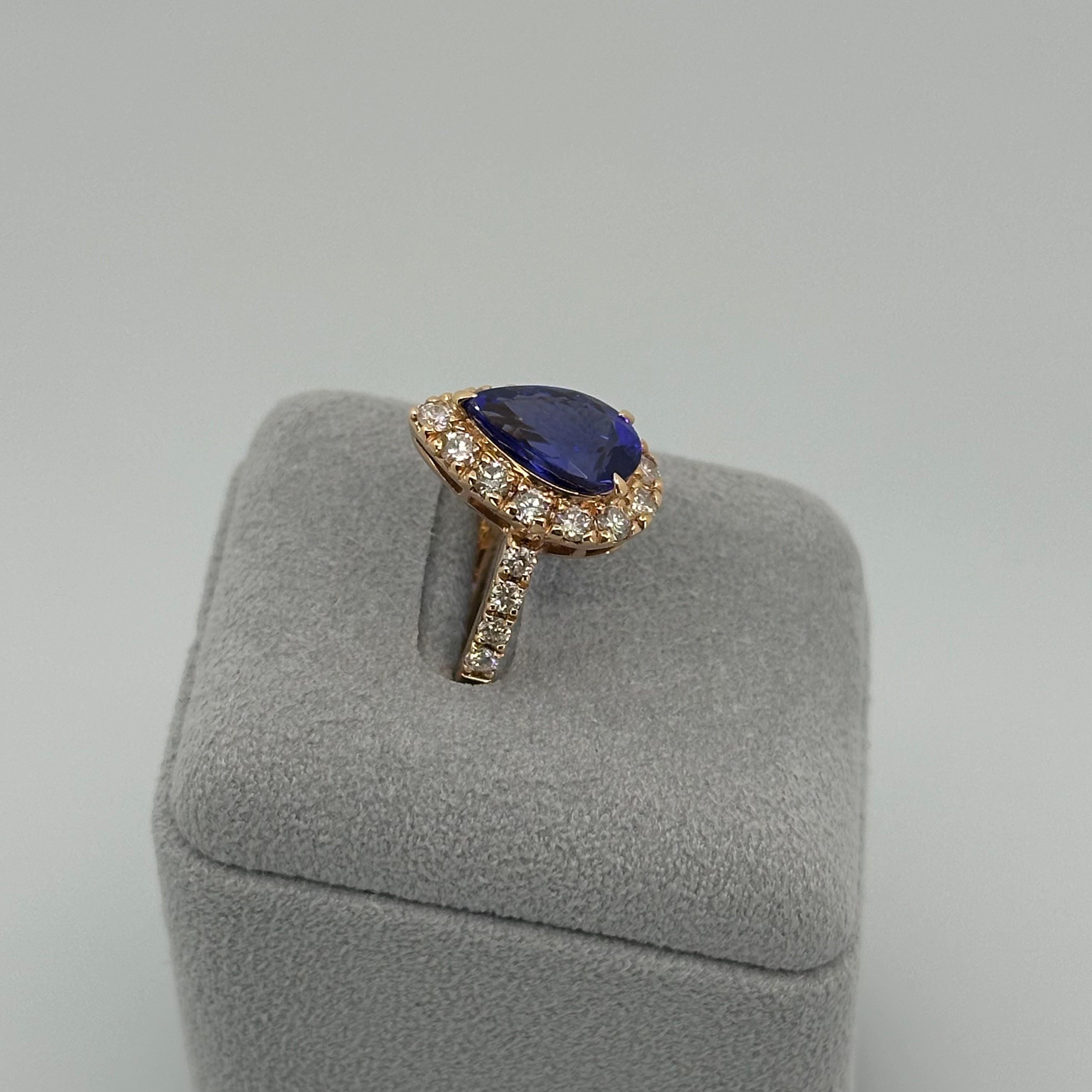 ［一点物］リング  タンザナイト  3.8ct  PS PG