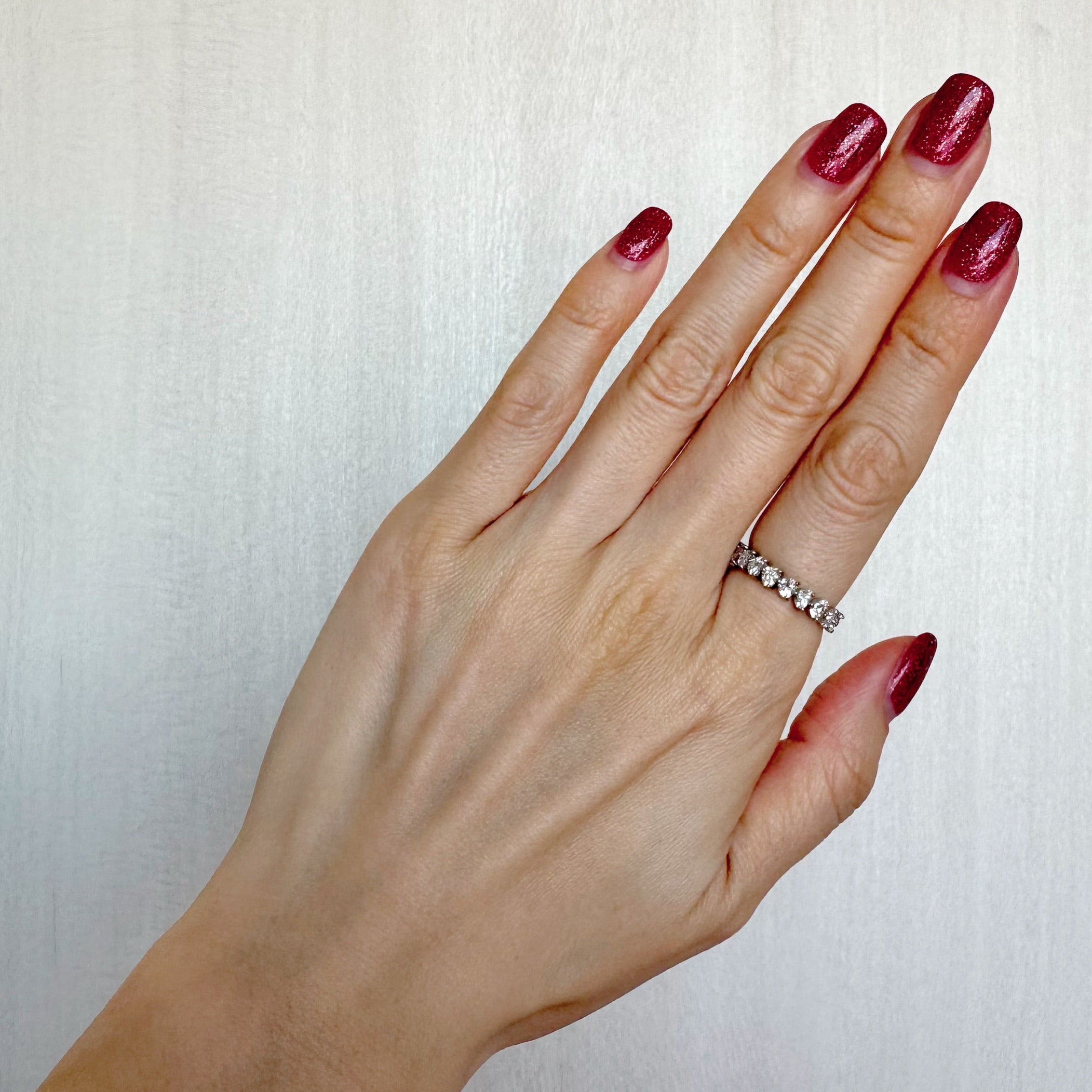 ［アメリハーフエタニティ］リング ダイヤ