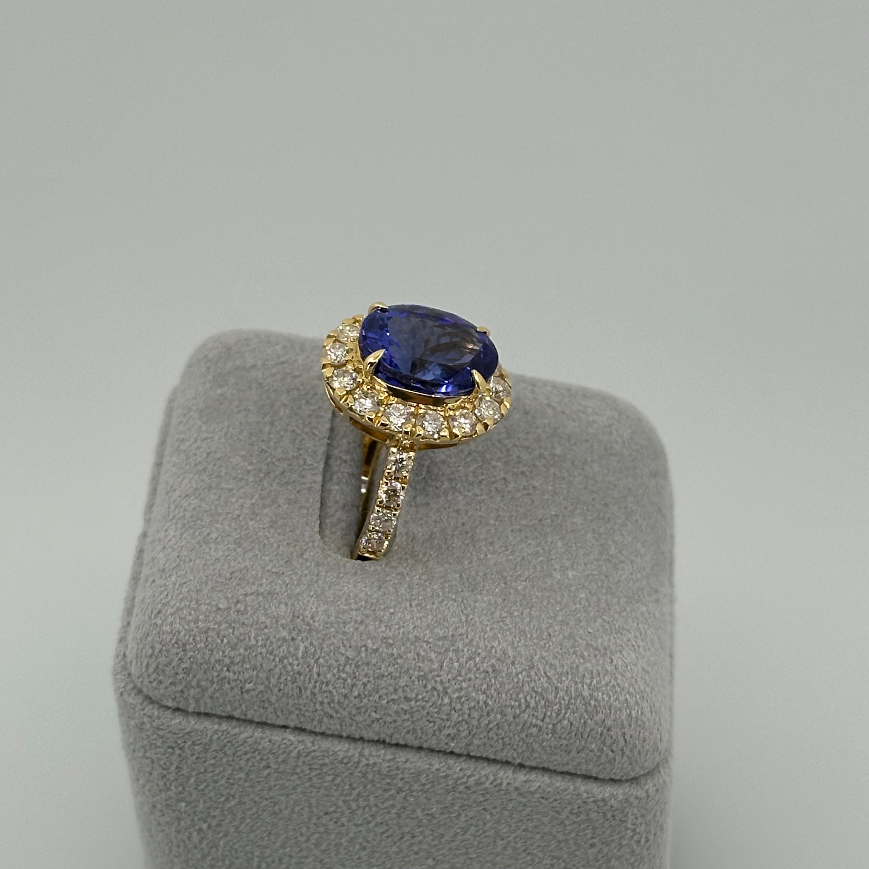 ［一点物］リング  タンザナイト  5ct   YG/PG