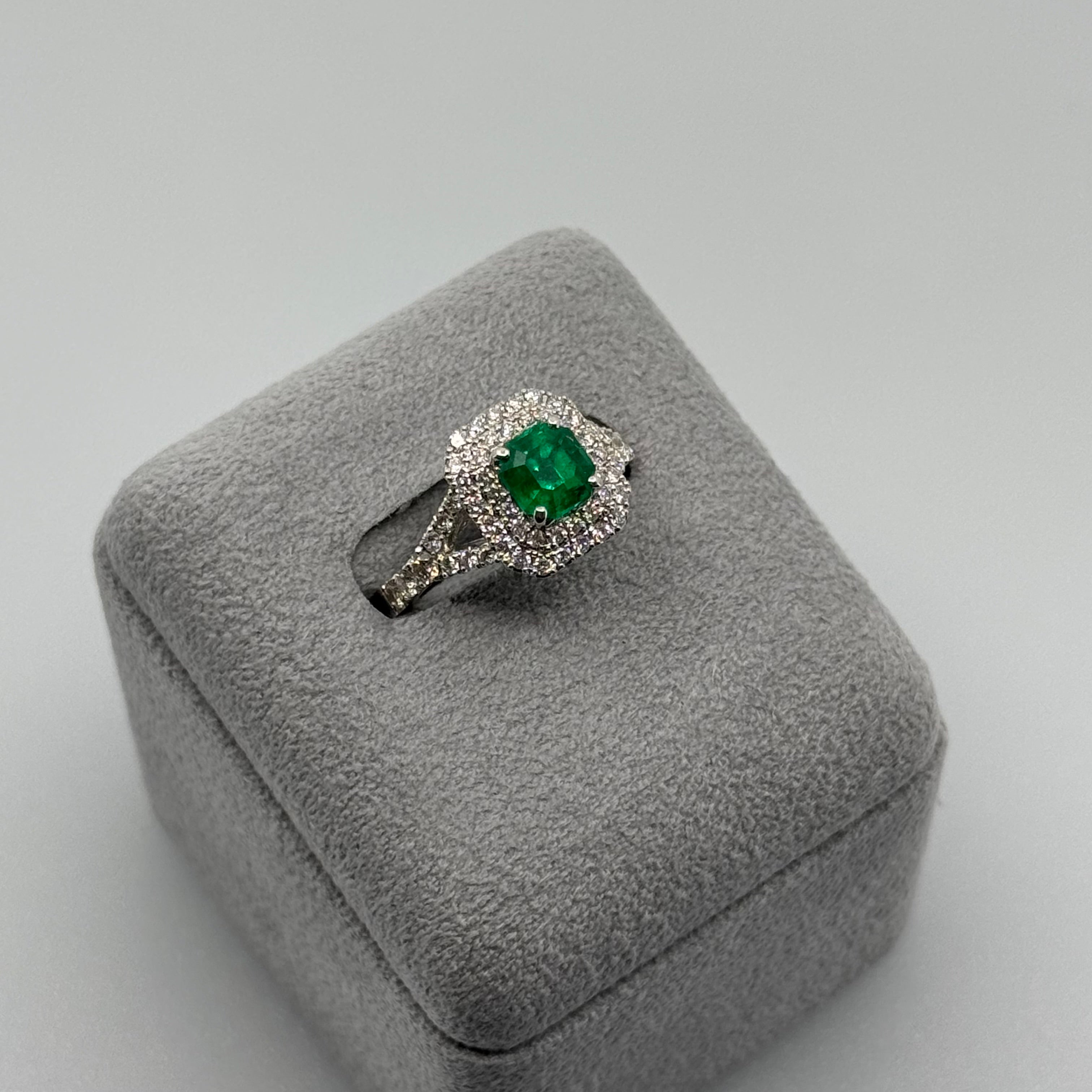 5［一点物］リング エメラルド 1ct SQ PT