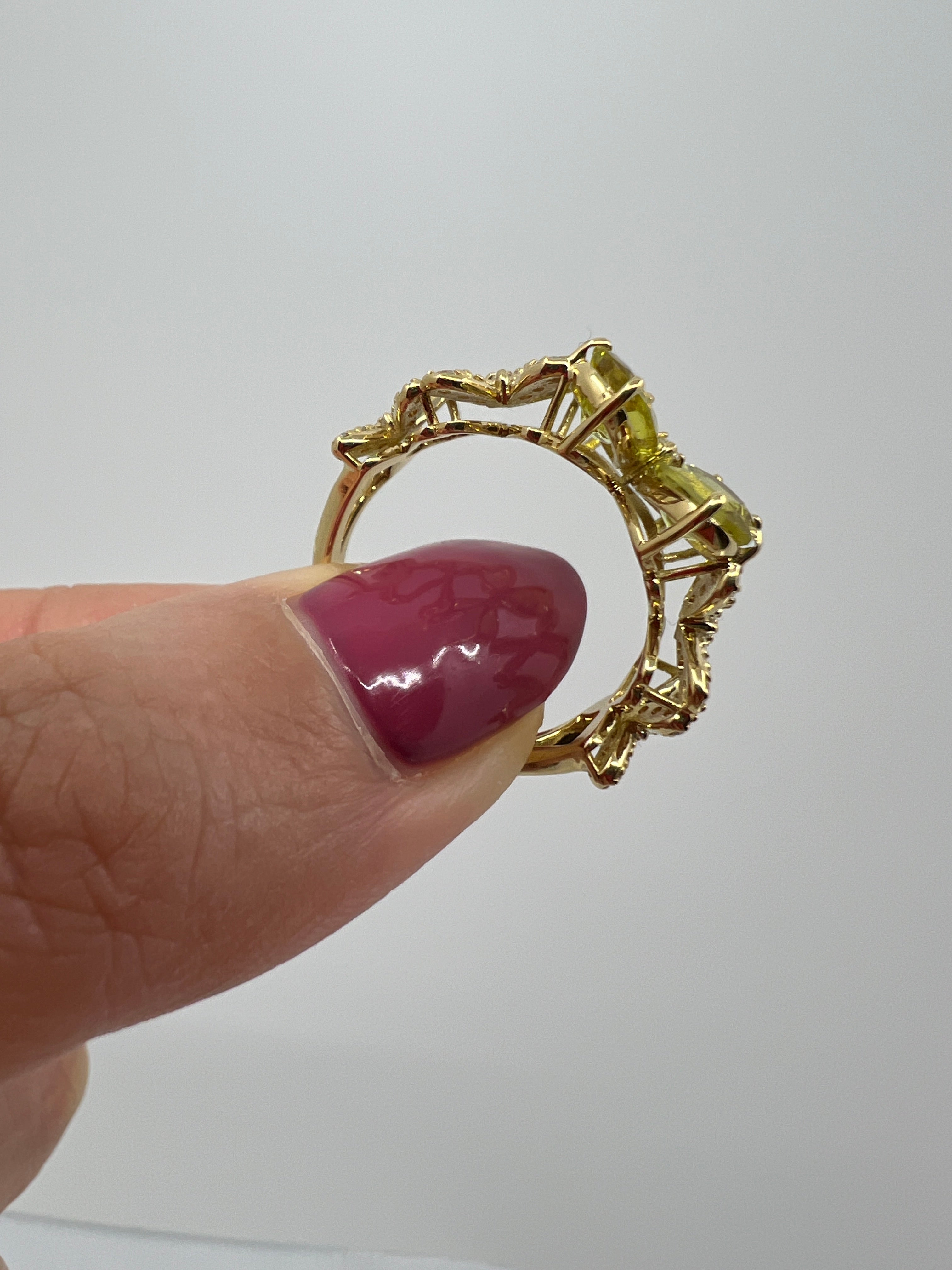 ［クロシェ］リング カナリートルマリン 2ct PS