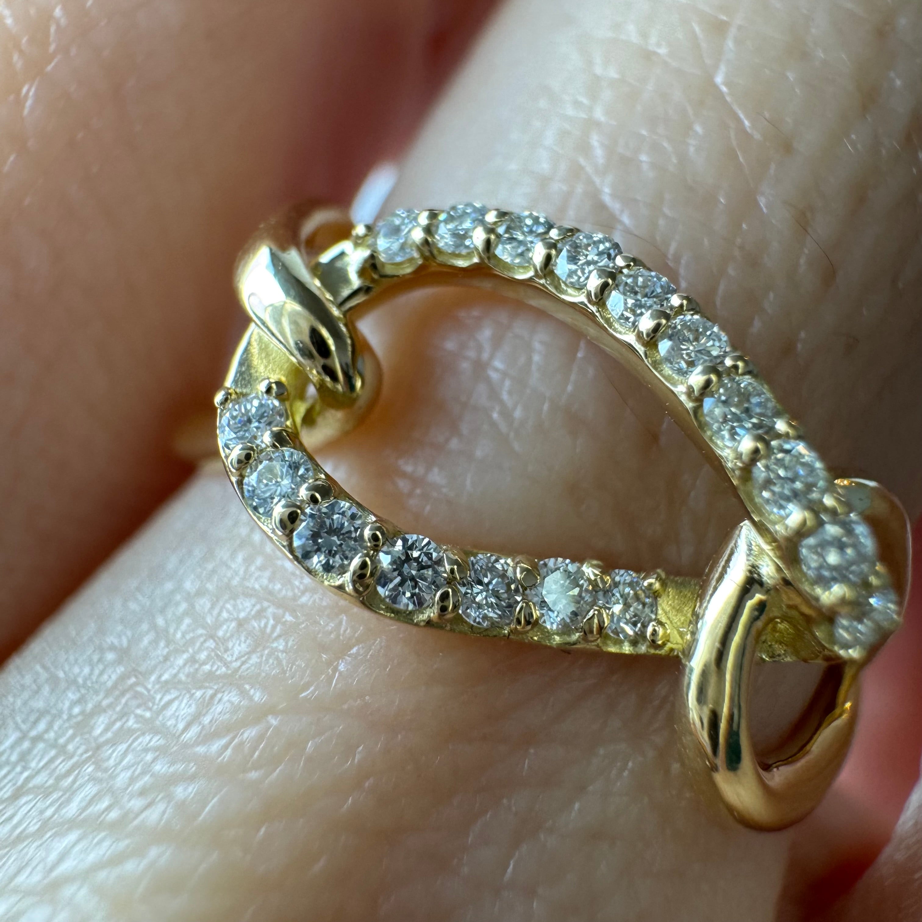 ［パズル］ ダイヤ リング 0.15ct