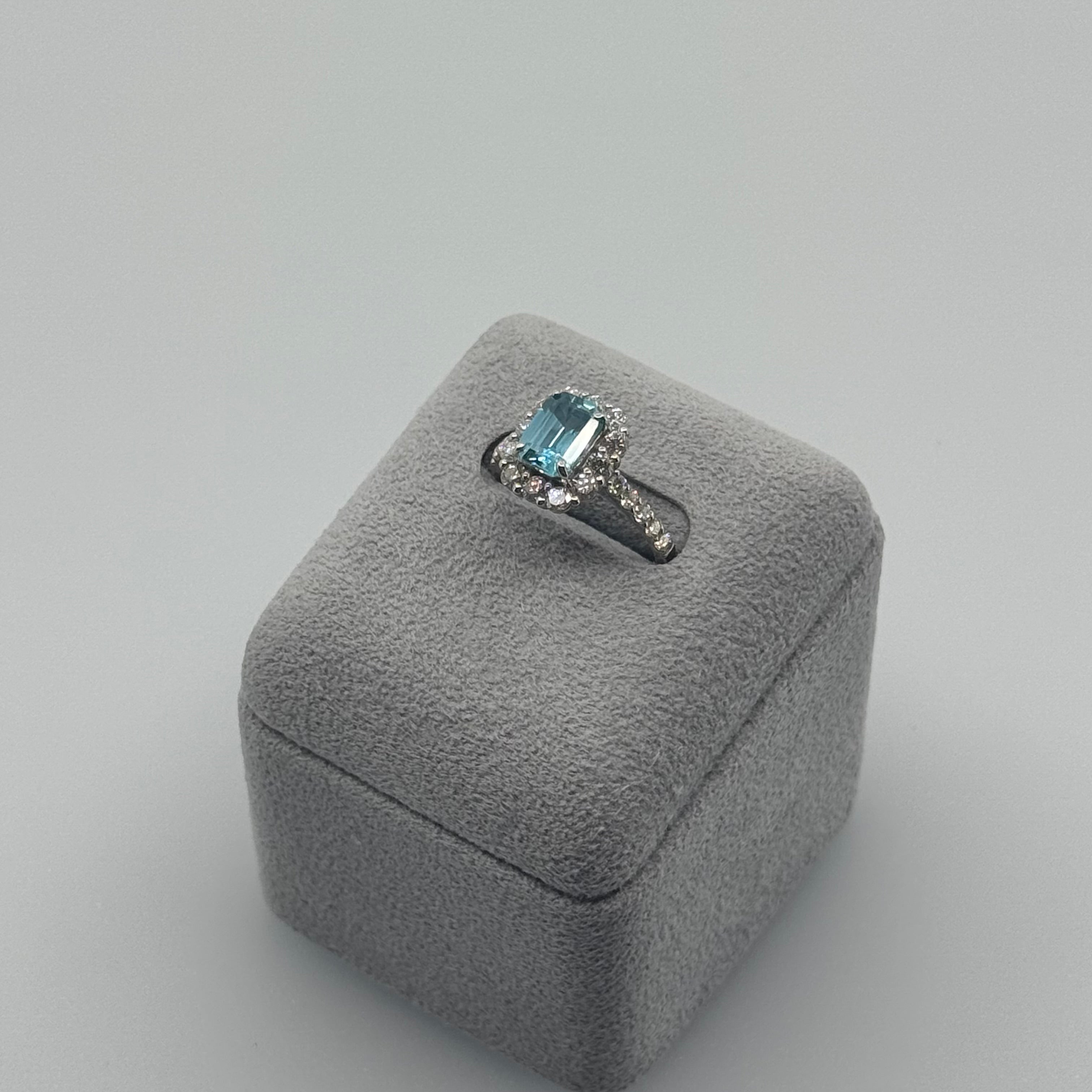 166［一点物］リング ジルコン 2.0ct前後 SQ PT