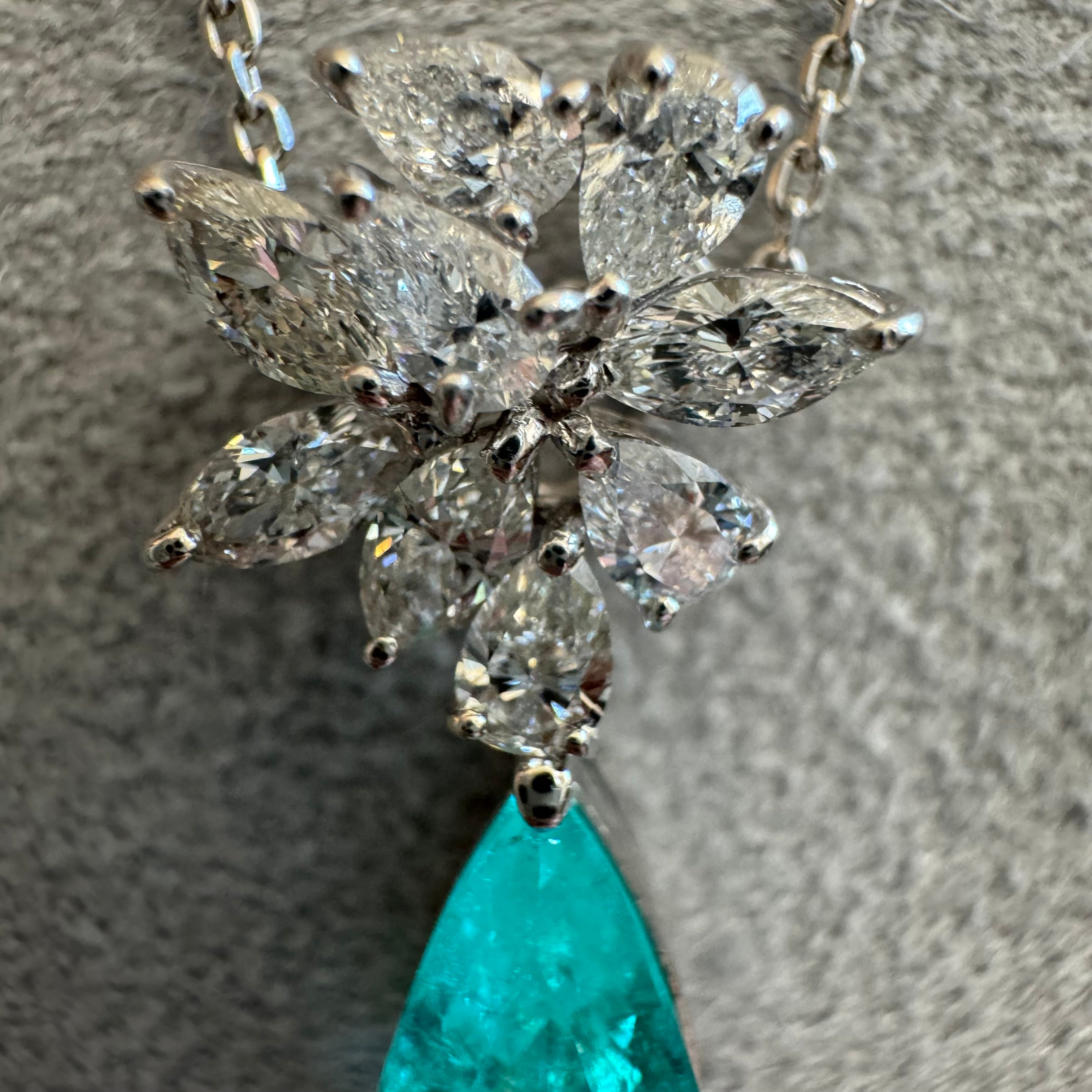 527-パライバトルマリン 2ct前後 PS PT ネックレス〜CGL｜AYAKO SAKURAI（櫻井 彩子（サクライ アヤコ））公式通販サイト