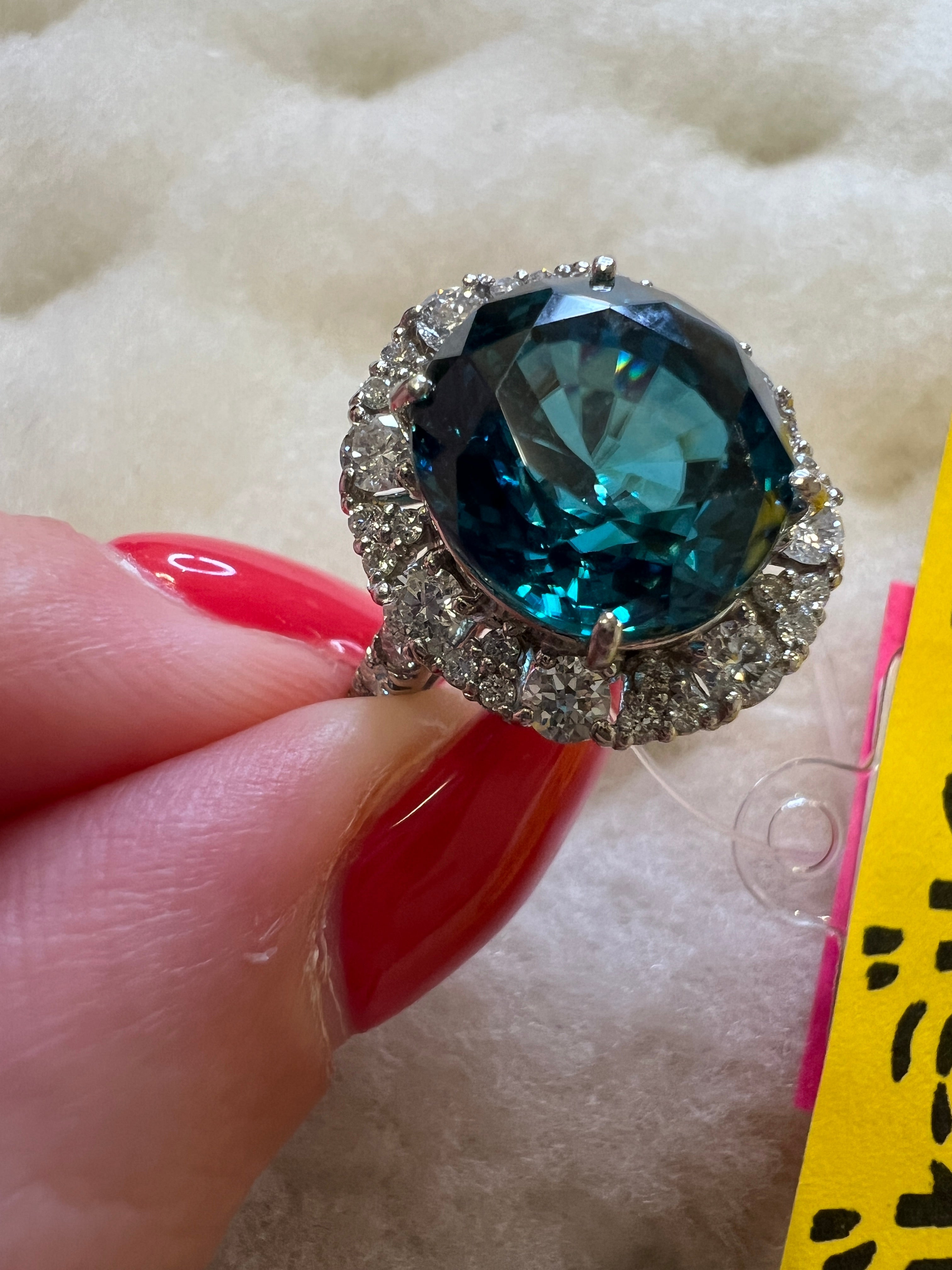 60-セレーネ ブルージルコンOV PTリング｜AYAKO SAKURAI（櫻井 彩子（サクライ アヤコ））公式通販サイト