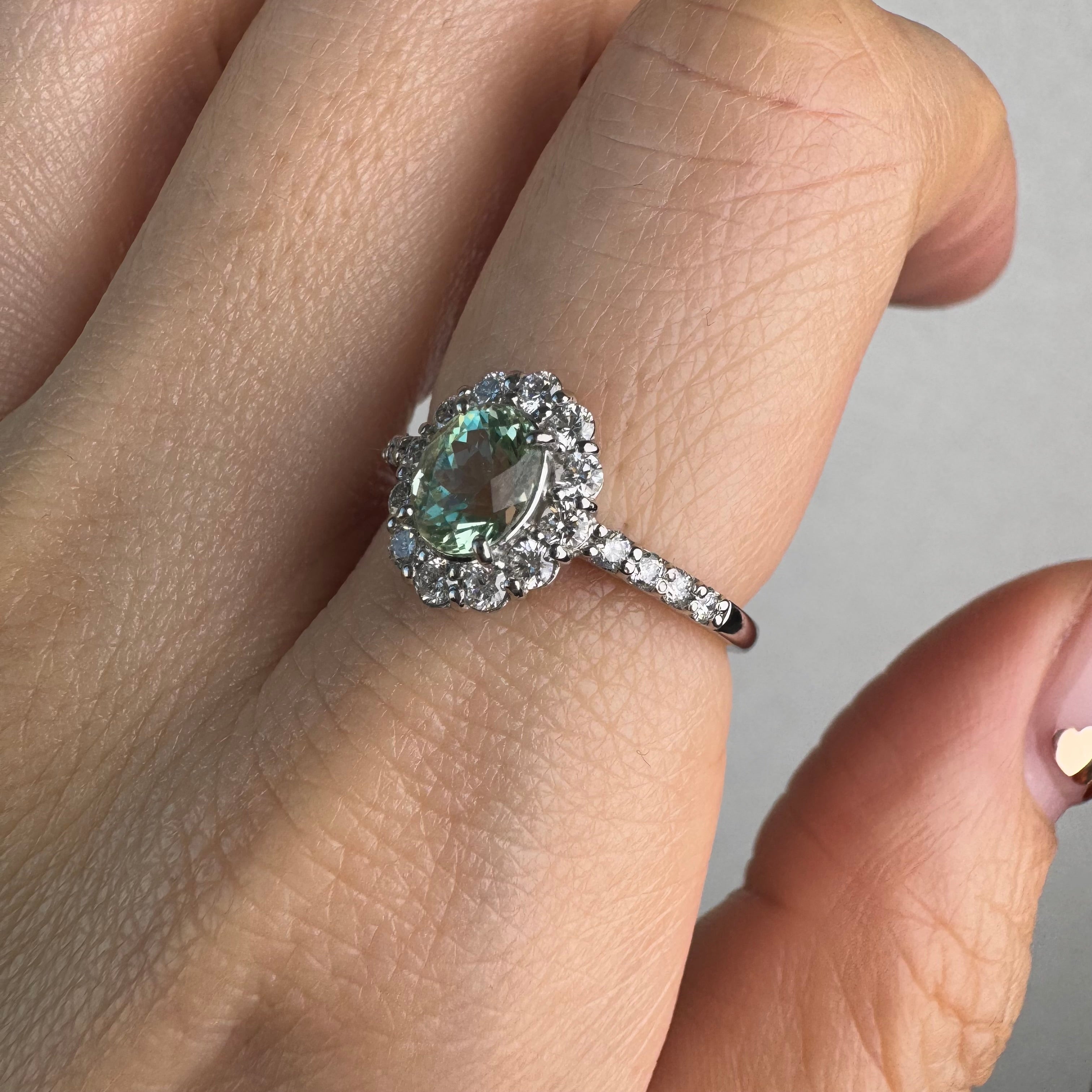 80［一点物/メローネ］リング コーネルピン 0.8ct OV PT