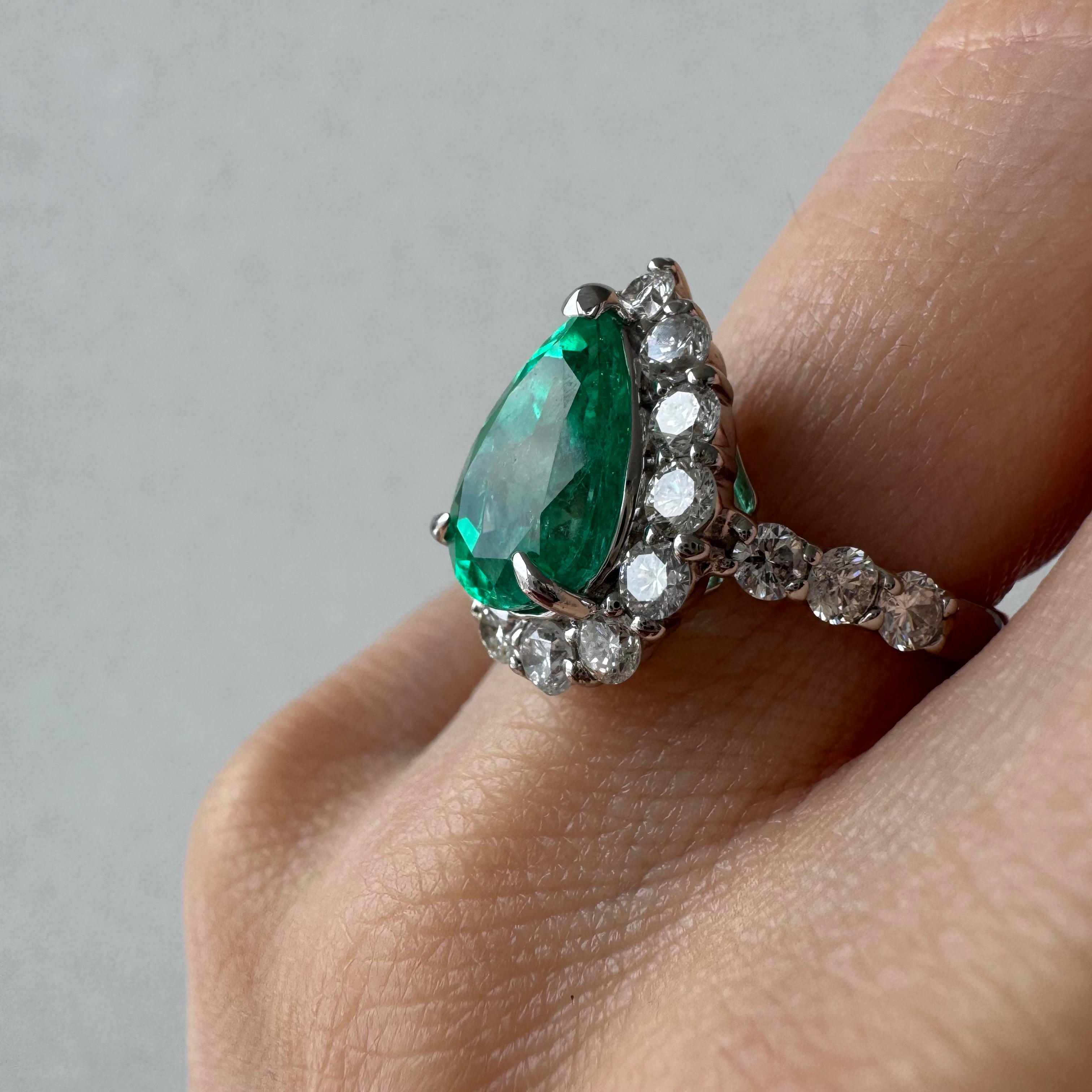 1［一点物］リング エメラルド 2.6ct PS PT