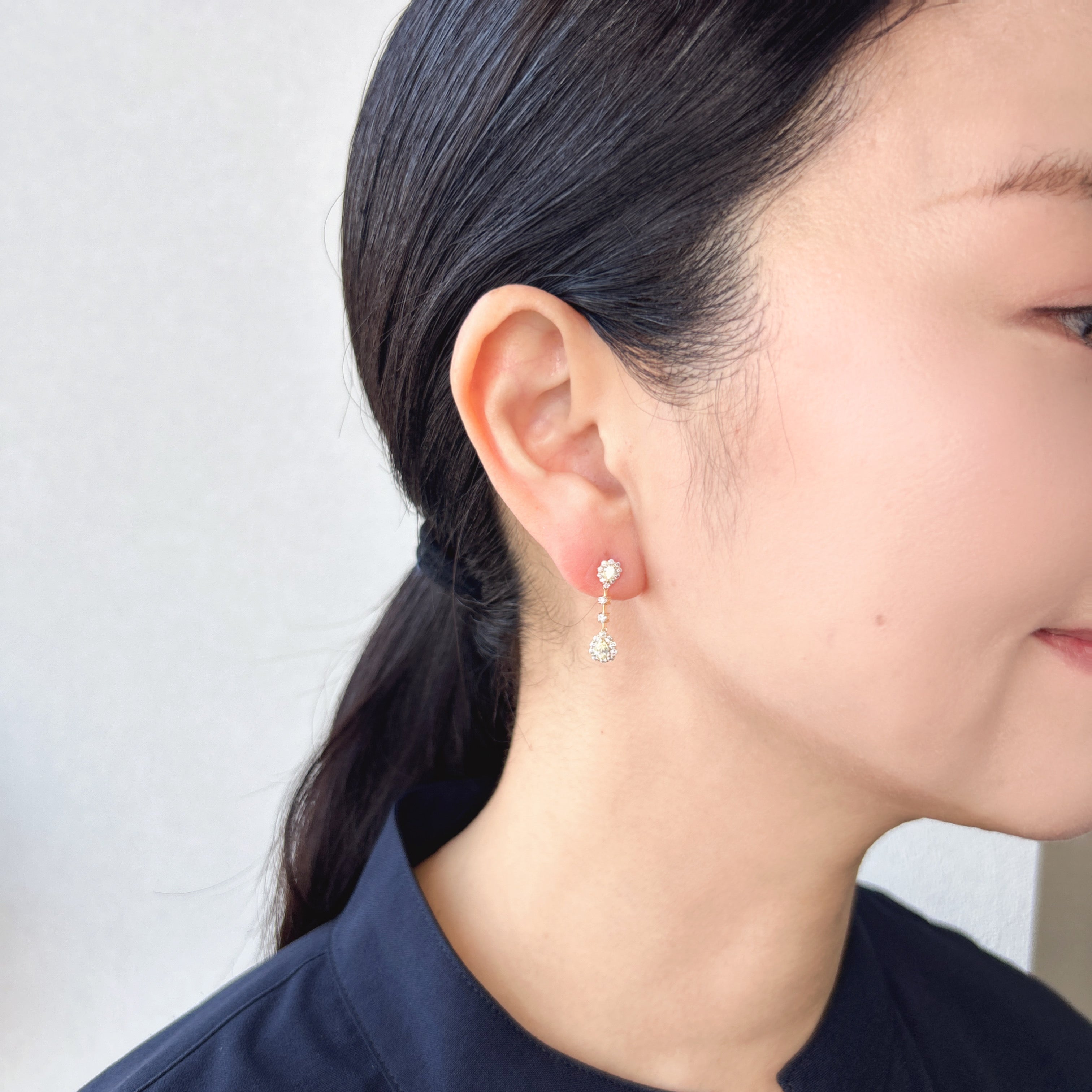 ［パナッシュ］ピアス ダイヤ