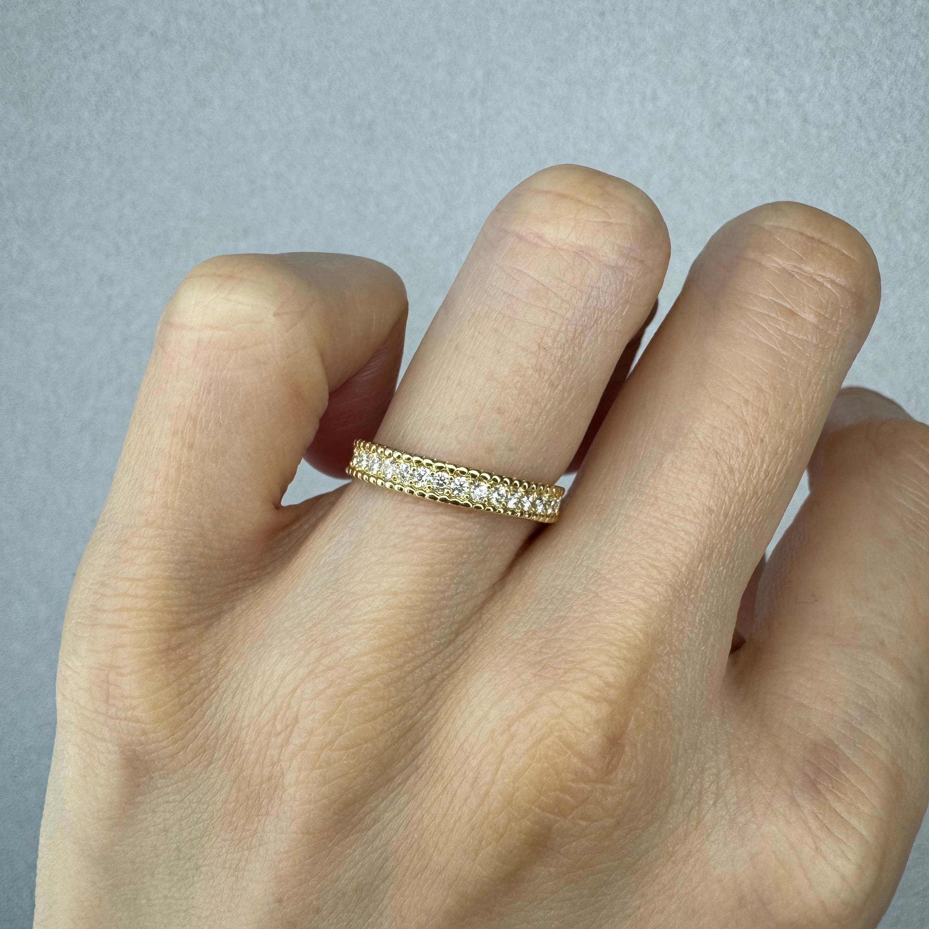 ［ミルフィーユ］ リング ダイヤ  0.2ct