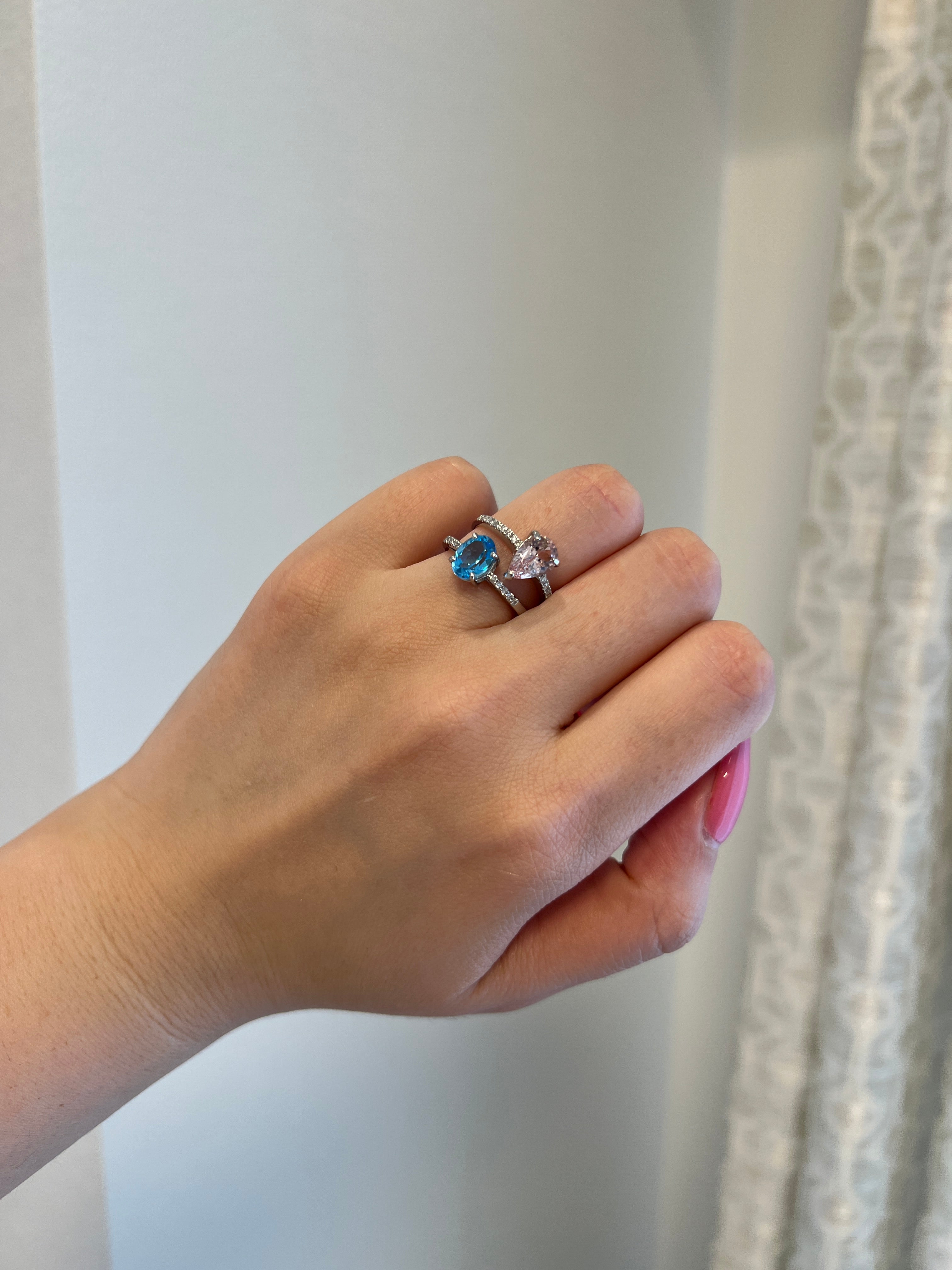 ［一点物/ラメール］リング ブルートパーズ K18YG