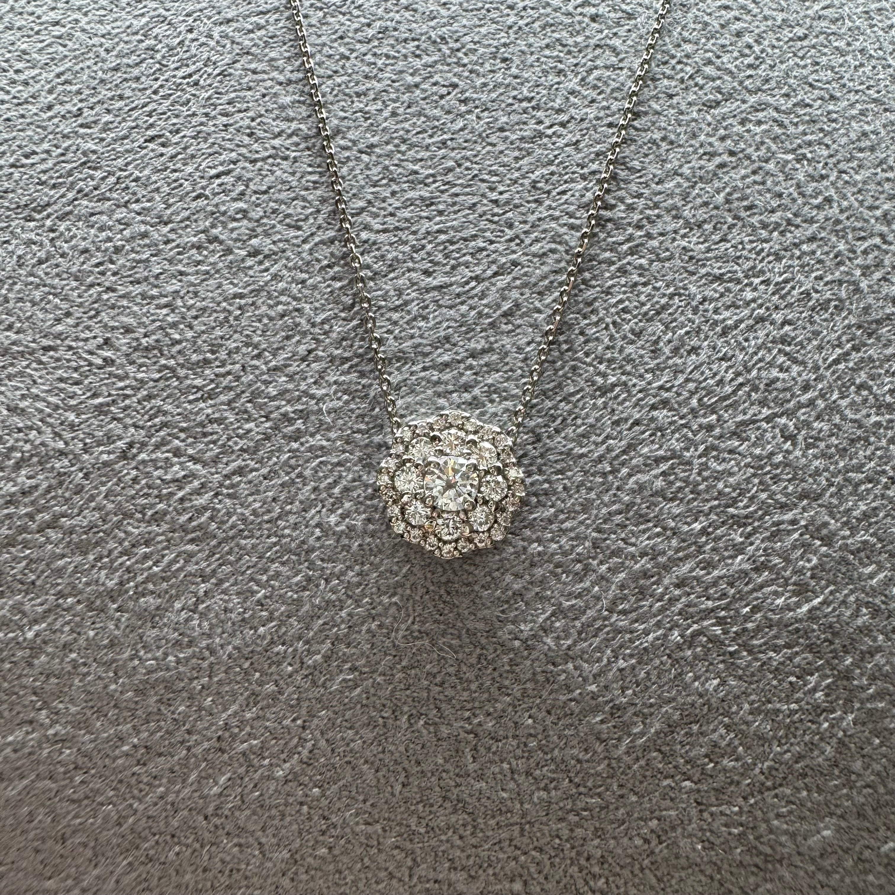 ［アネモネ］ネックレス ダイヤ