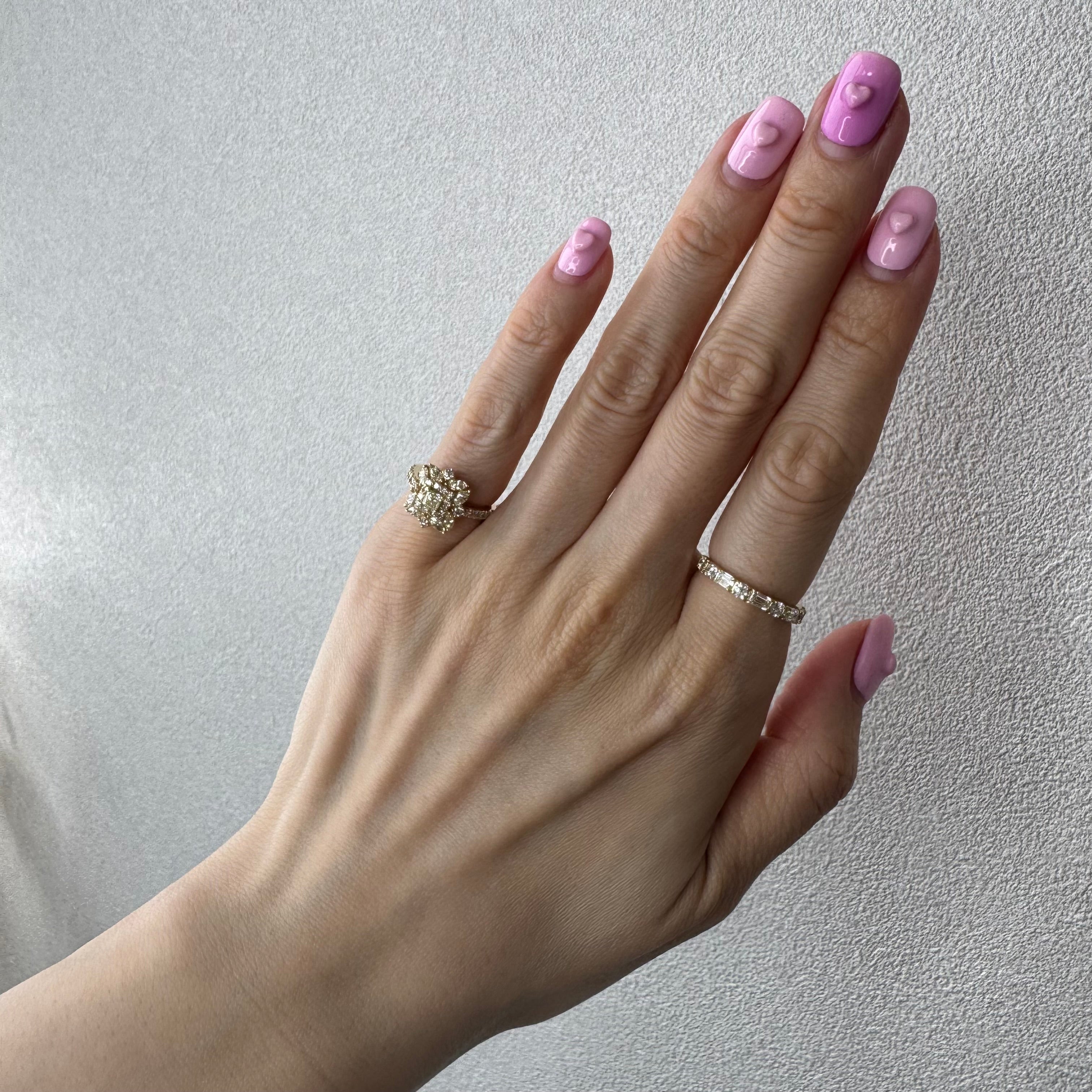 ［アラベスク］リング ダイヤ