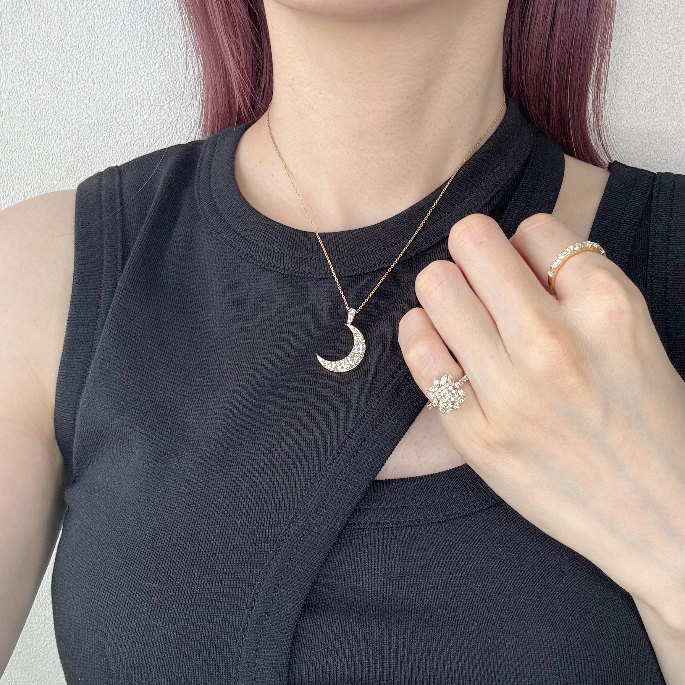 ［アラベスク］リング ダイヤ