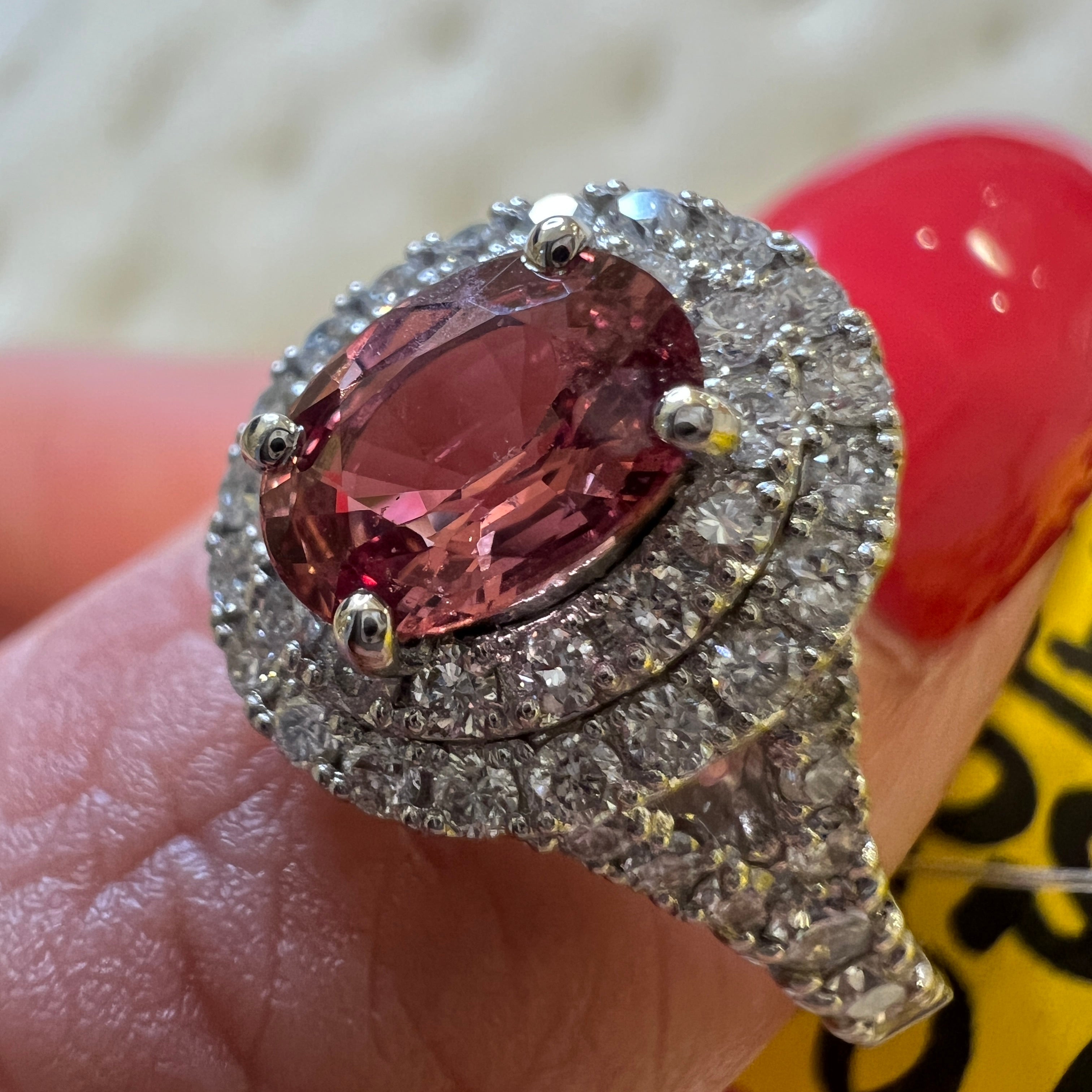 68-蓮の花が咲くとき PT パパラチアリング｜AYAKO SAKURAI（櫻井 彩子（サクライ アヤコ））公式通販サイト