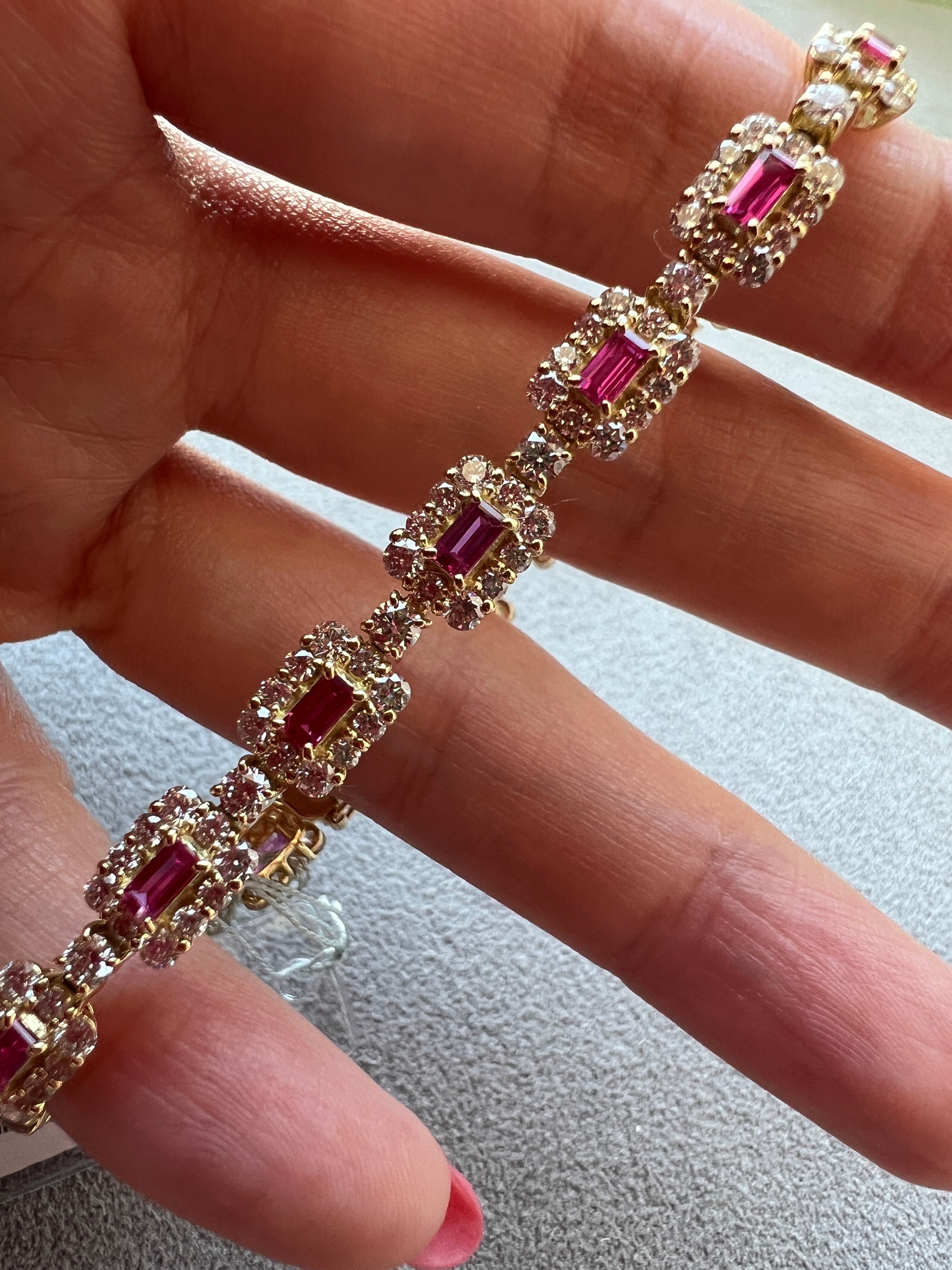 49_ルビー 2ct SQ K18PG ブレスレット｜AYAKO SAKURAI（櫻井 彩子（サクライ アヤコ））公式通販サイト