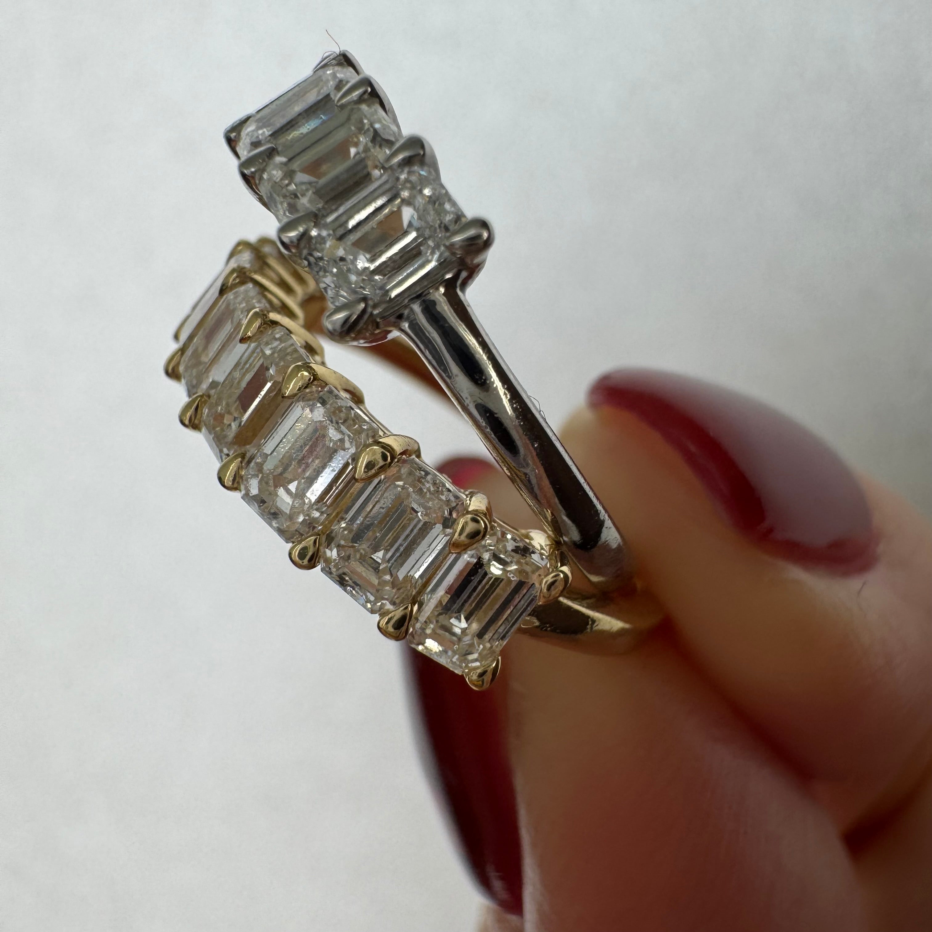 ［エクラ］リング ダイヤ 1pc0.2ct前後×8pc 1.4ct前後 EM