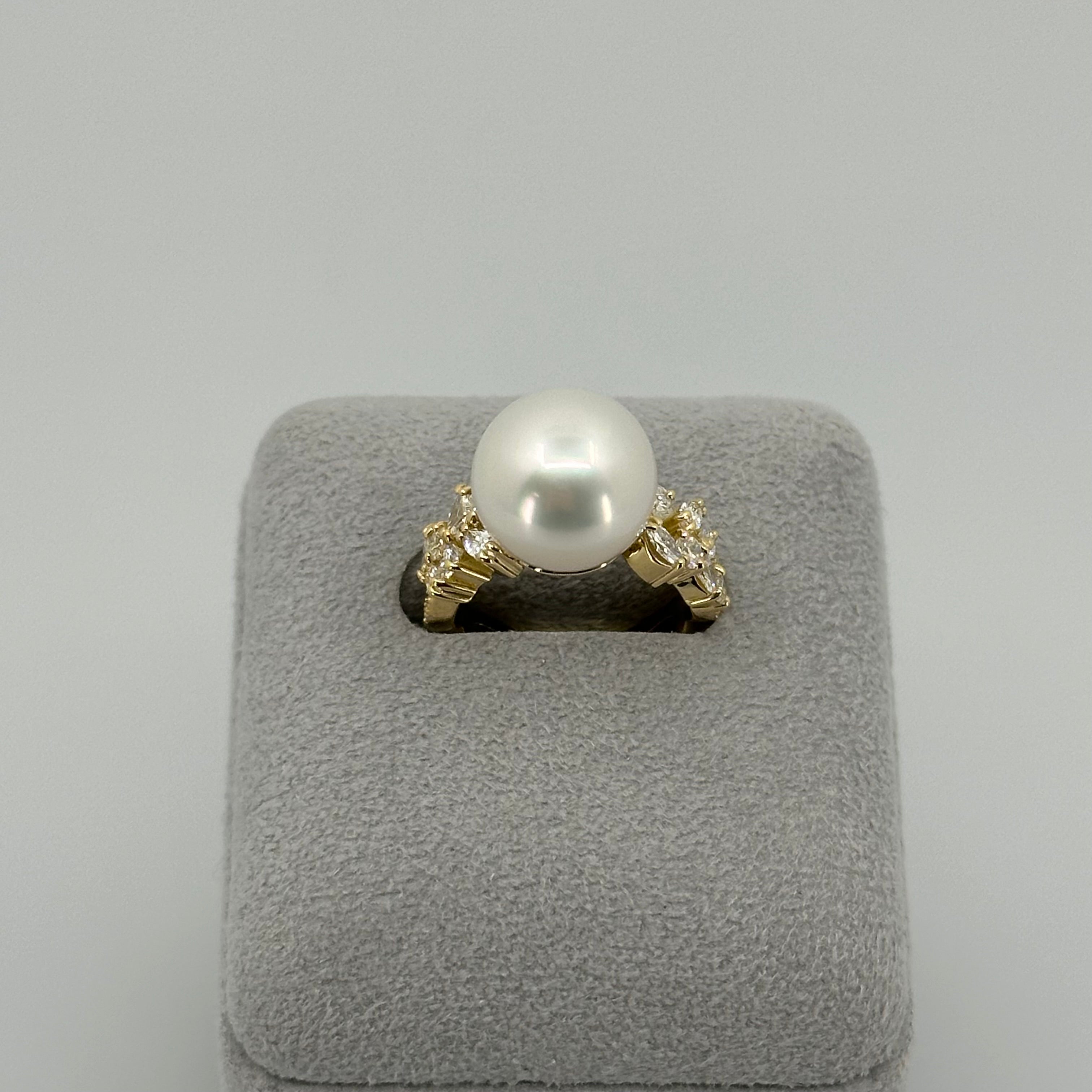 ［ケテル］リング 南洋真珠11mm K18YG 〜ホリデイコレクション