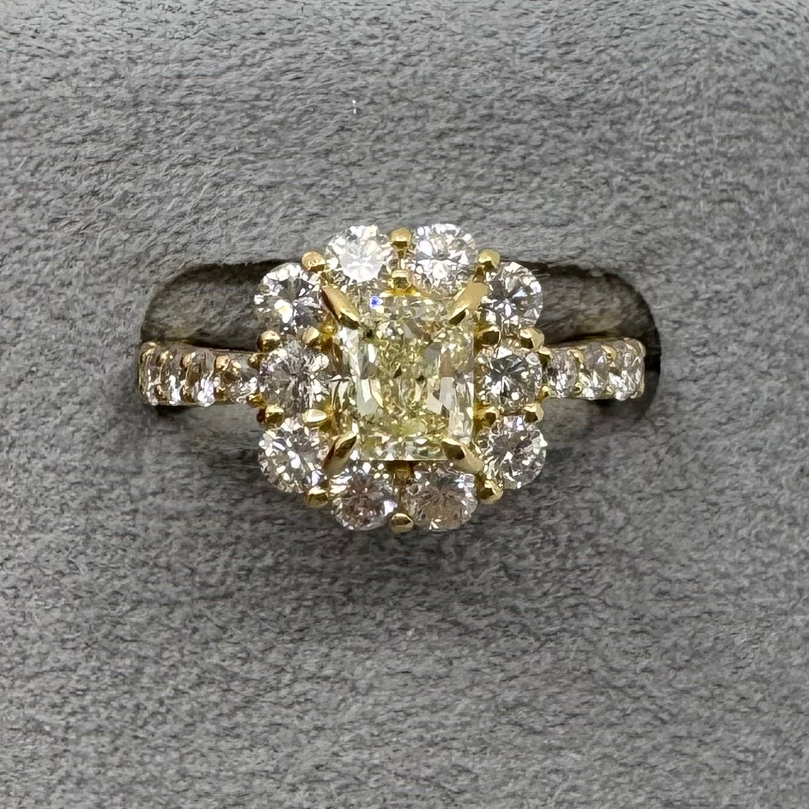 25［一点物］リング ダイヤ 0.8ct SQ K18YG