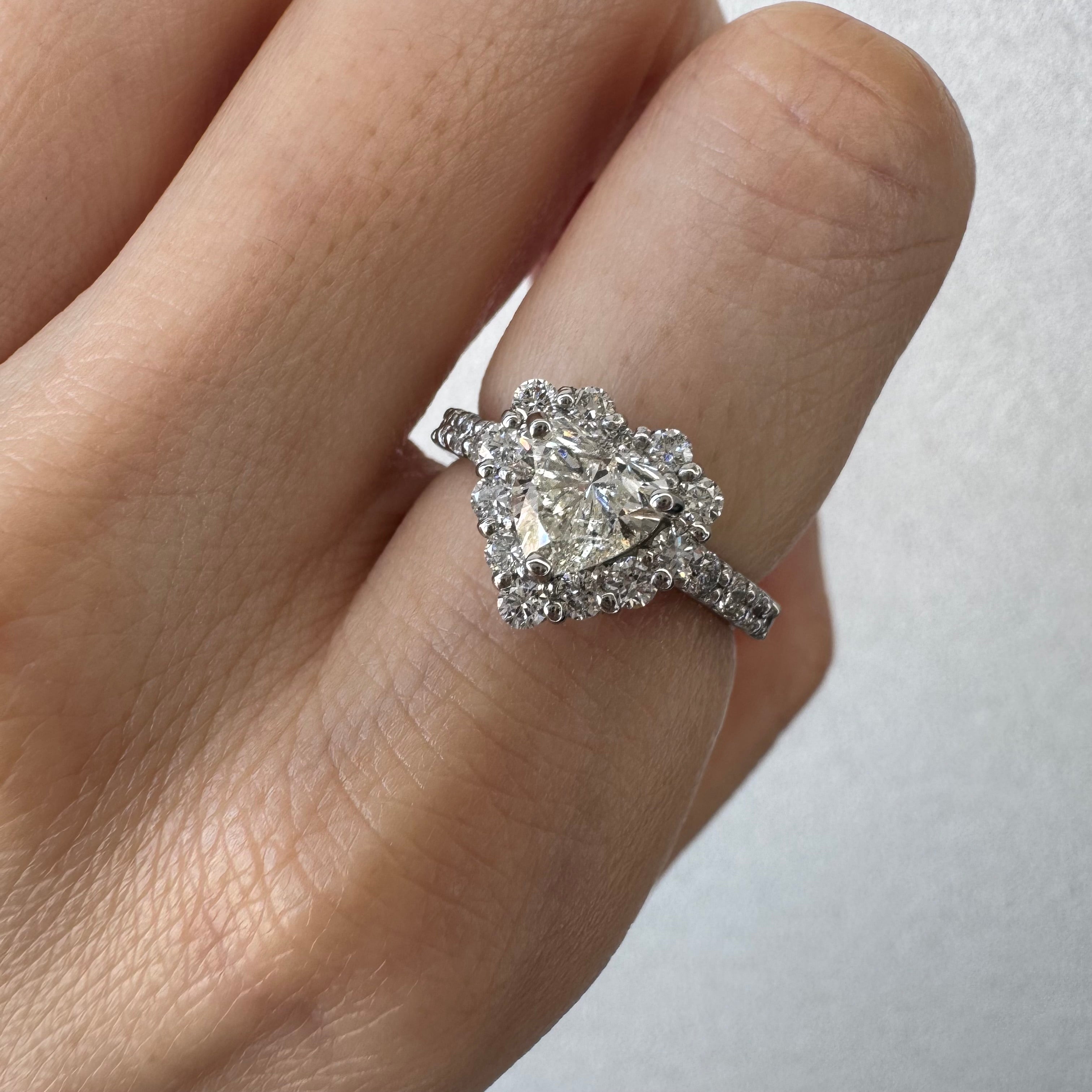 10［一点物］リング ダイヤ 1ct HS PT