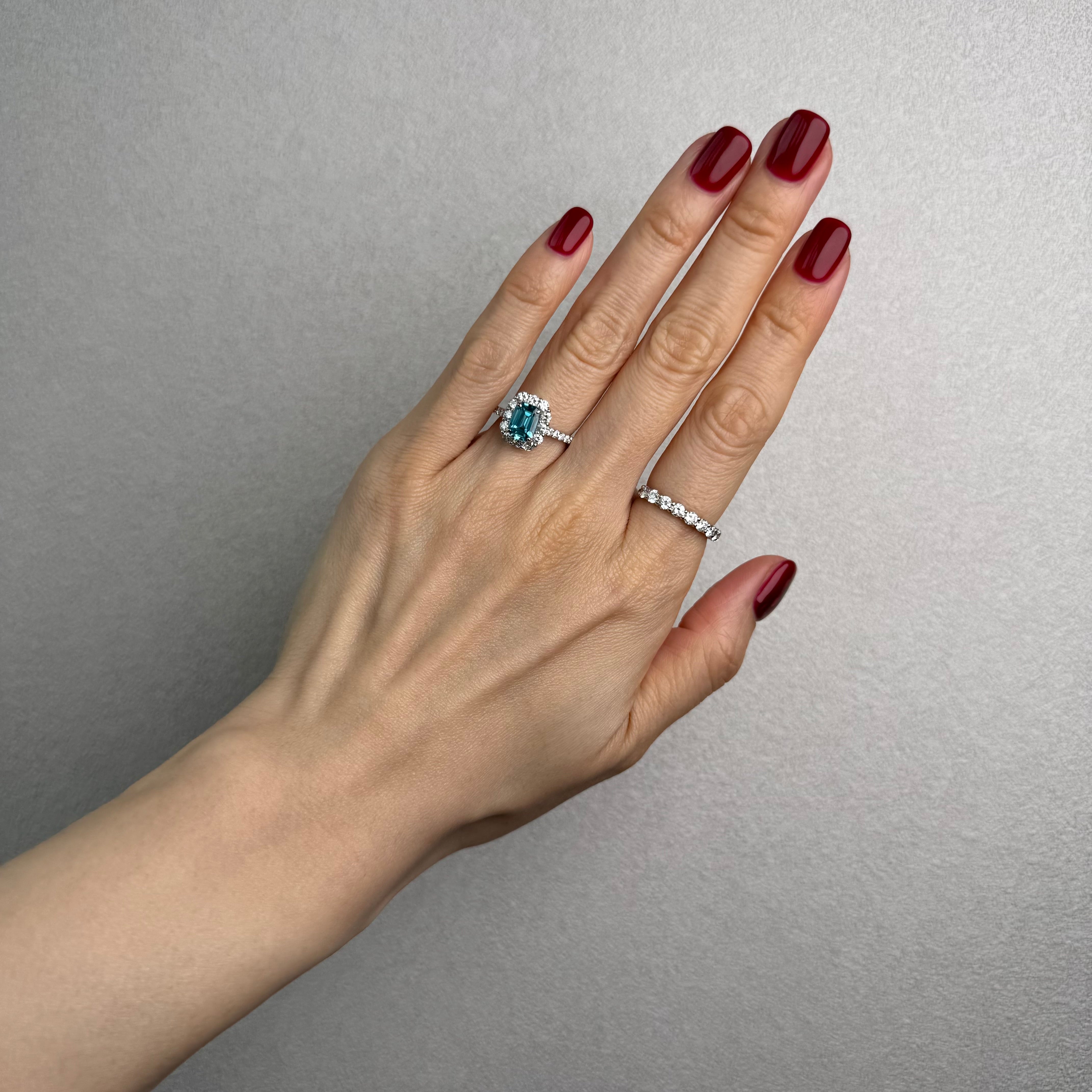 166［一点物］リング ジルコン 2.0ct前後 SQ PT