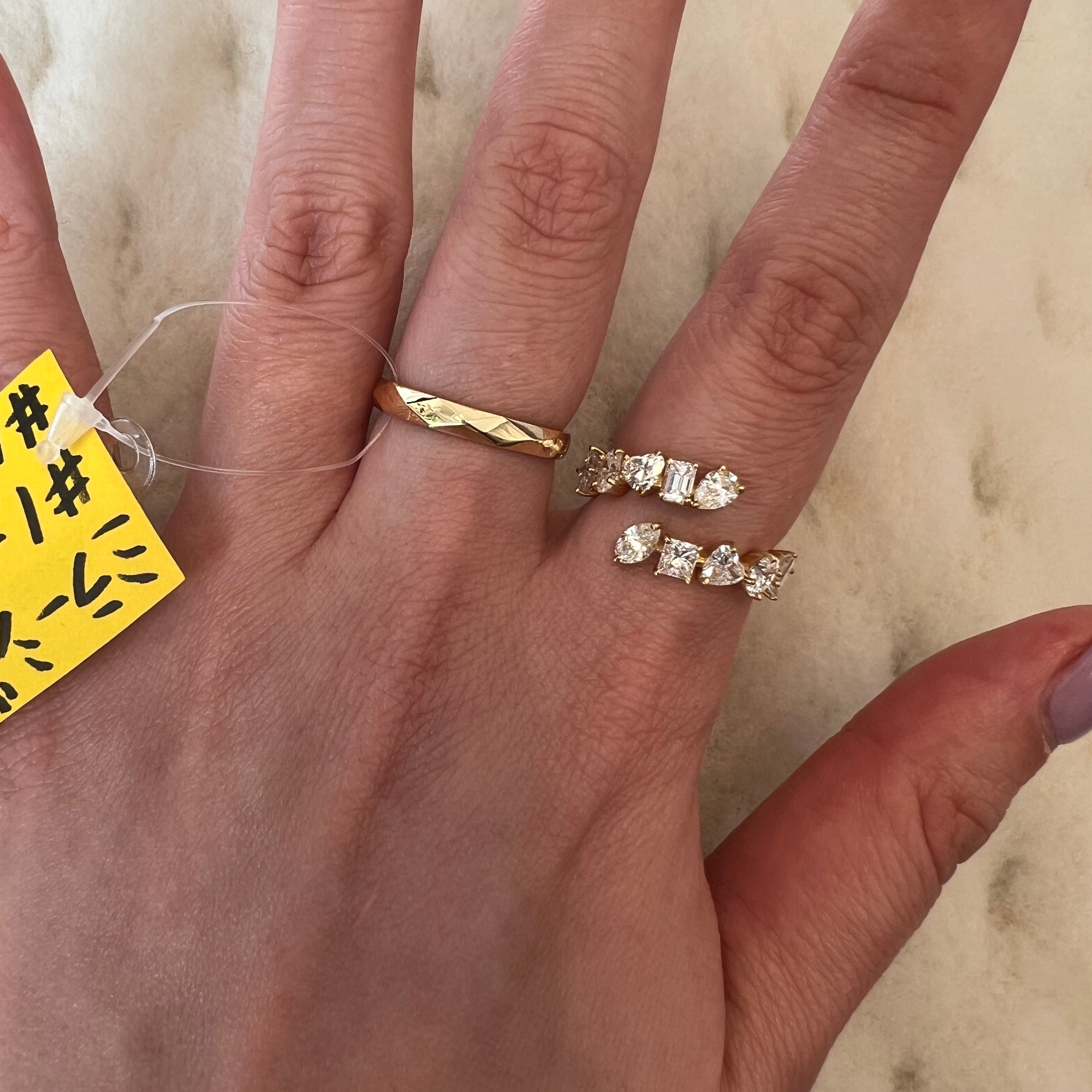 1点のみ♡2連変形リング K18YG｜AYAKO SAKURAI（櫻井 彩子（サクライ アヤコ））公式通販サイト