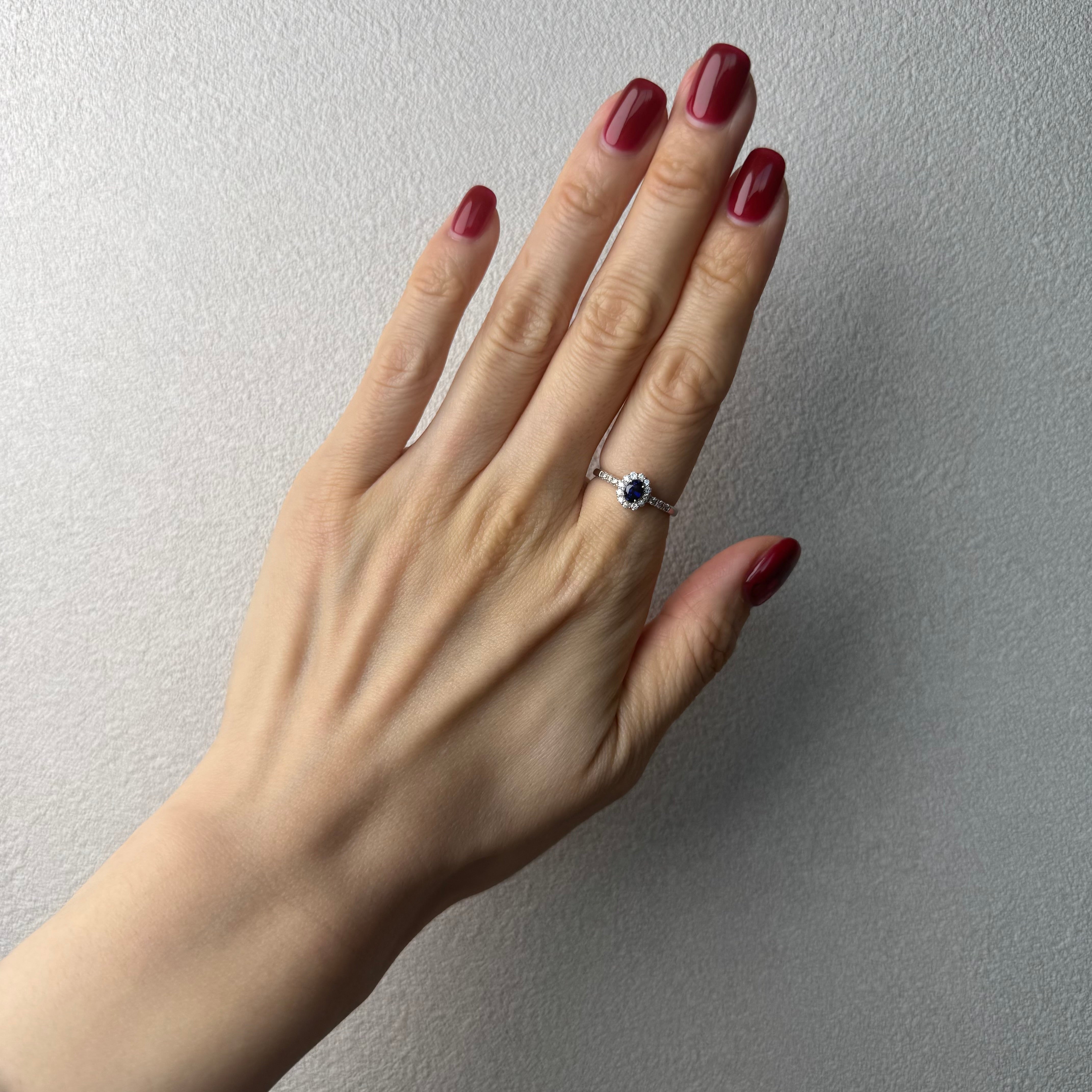 102［一点物］リング ブルーサファイア 0.3ct前後 OV PT