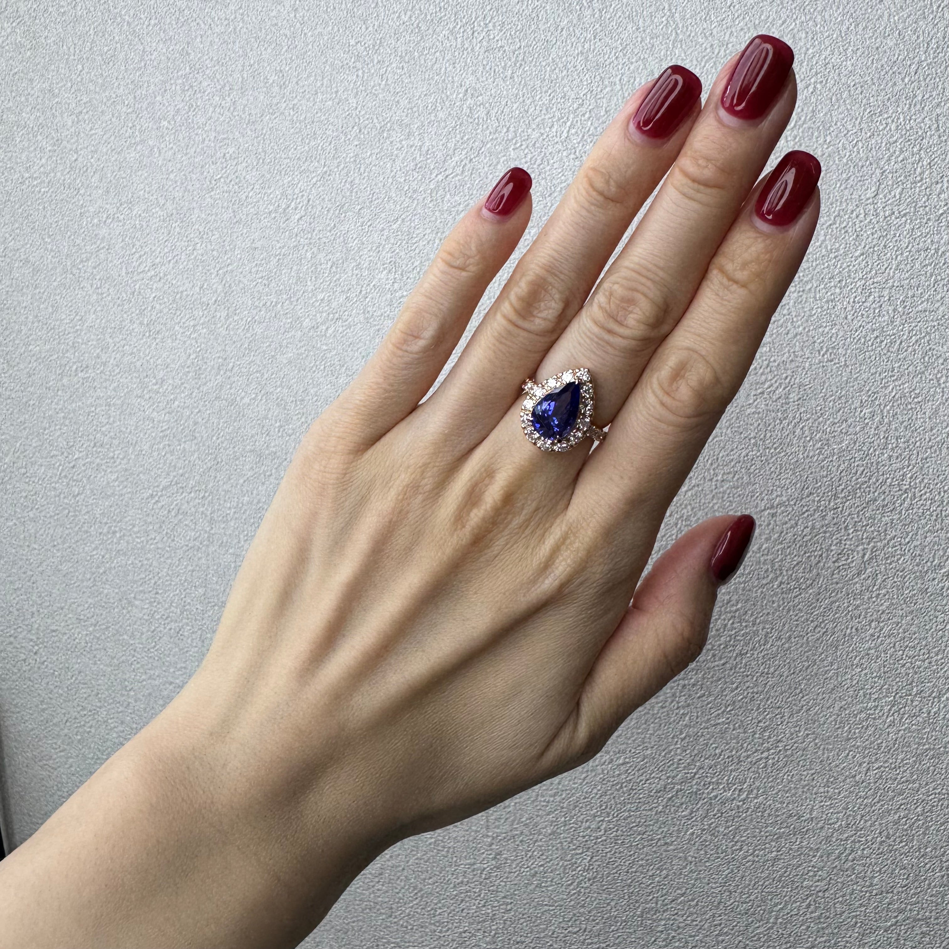 202［一点物］リング タンザナイト 3.8ct前後 PS PG