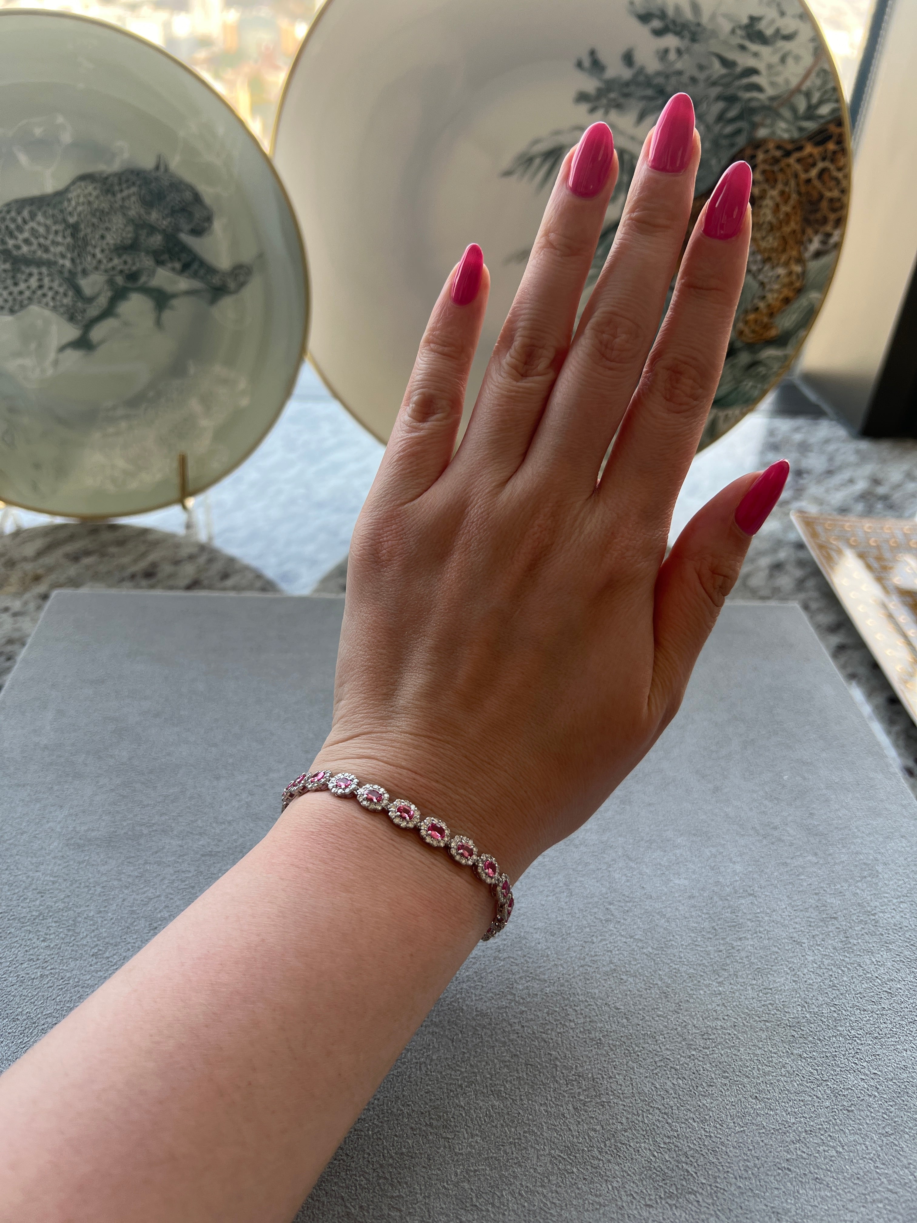 シャルマンブレスレット〜OV ピンクスピネル 彩子とお揃い🩷雑誌掲載｜AYAKO SAKURAI（櫻井 彩子（サクライ アヤコ））公式通販サイト