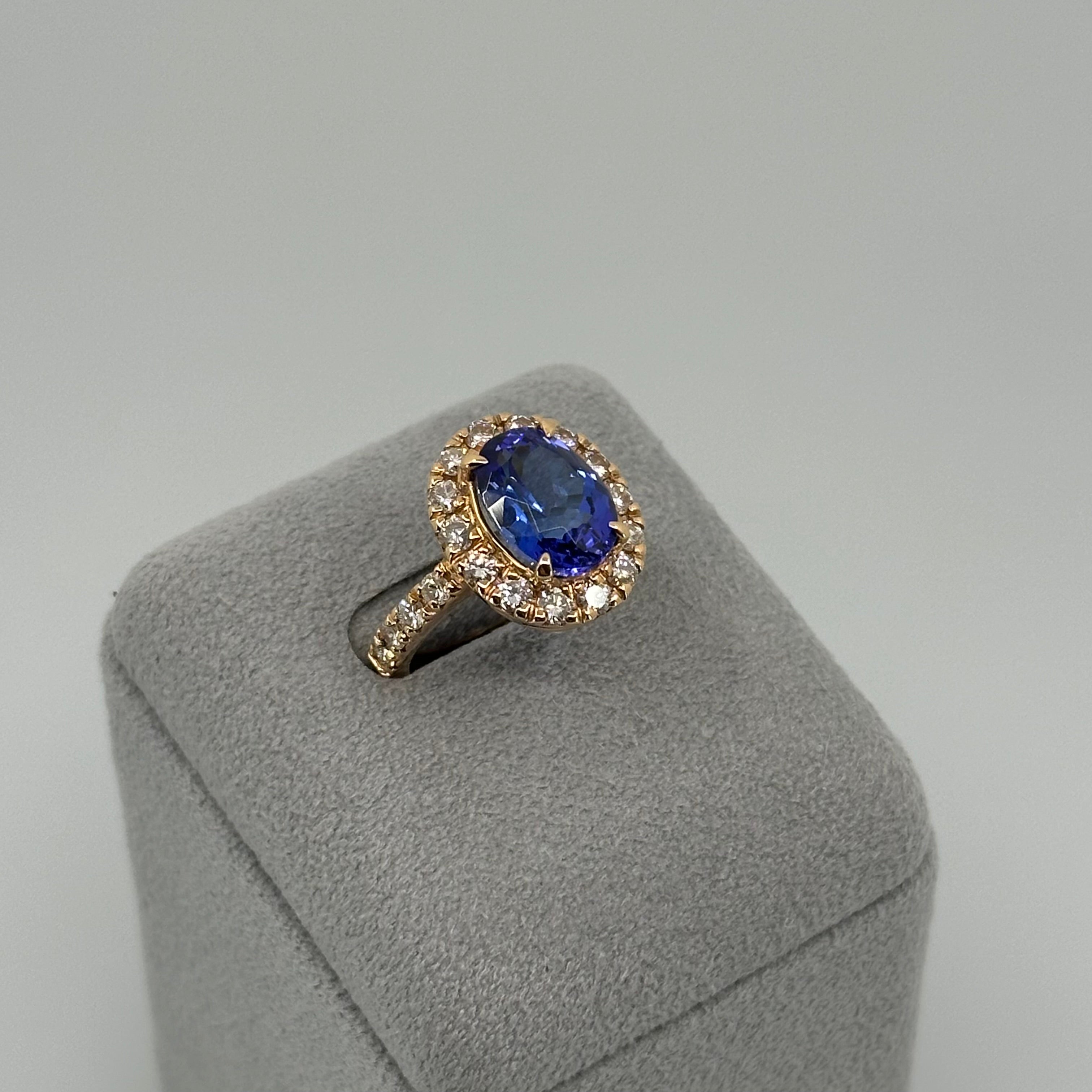 ［一点物］リング  タンザナイト  5ct   YG/PG