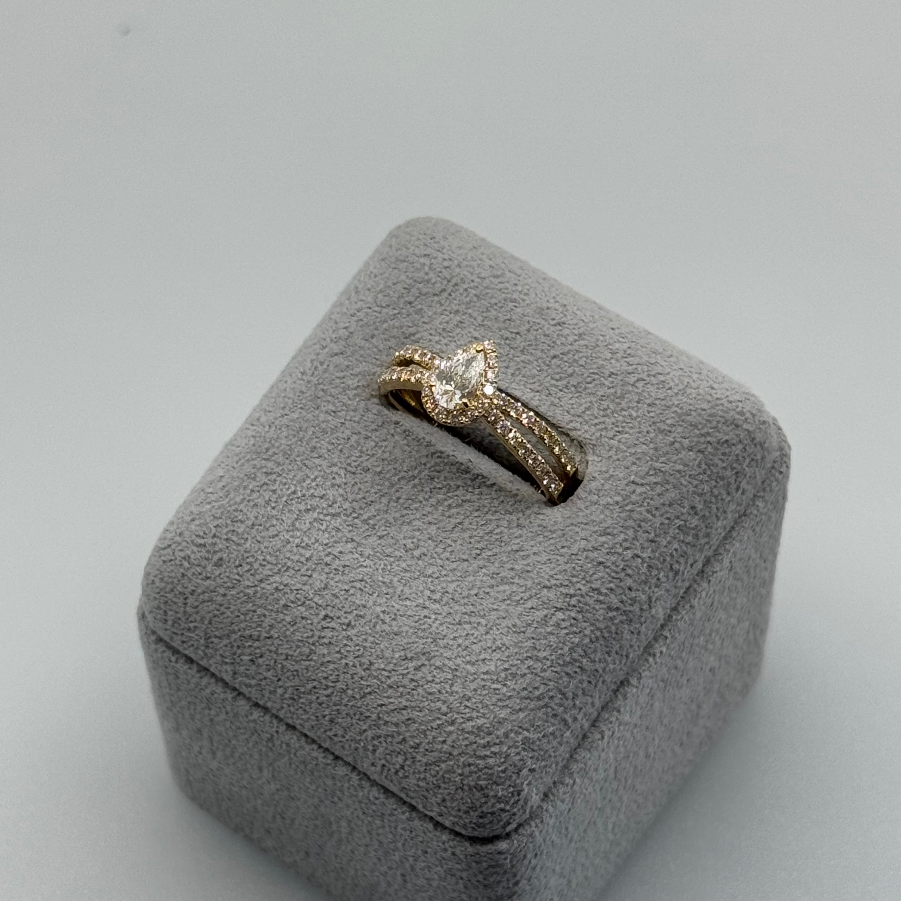 32［一点物］リング ダイヤ 0.3ct PS PT