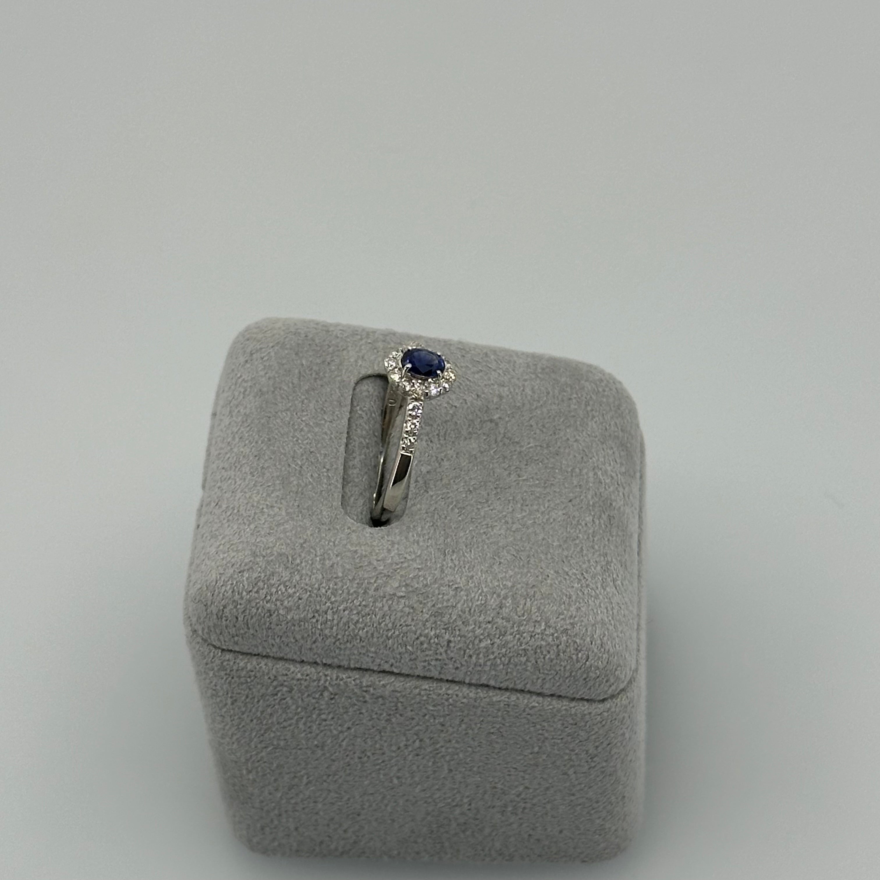 102［一点物］リング ブルーサファイア 0.3ct前後 OV PT