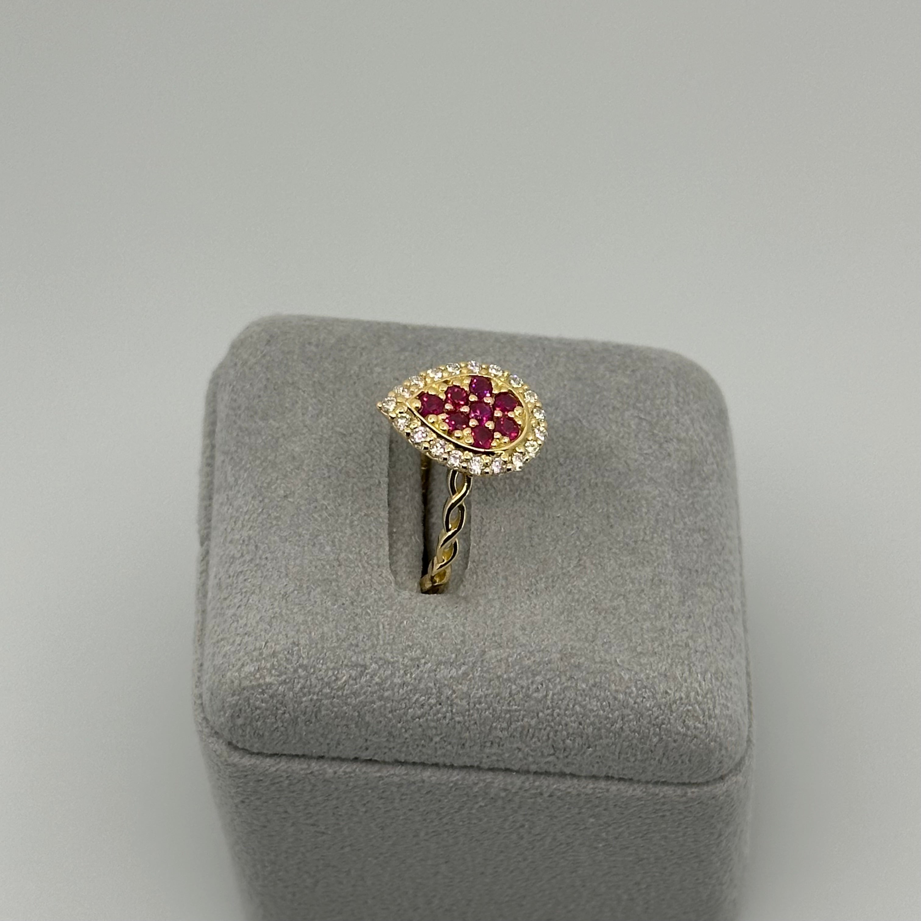 ［ミュール］リング ルビー 0.4ct前後 PS