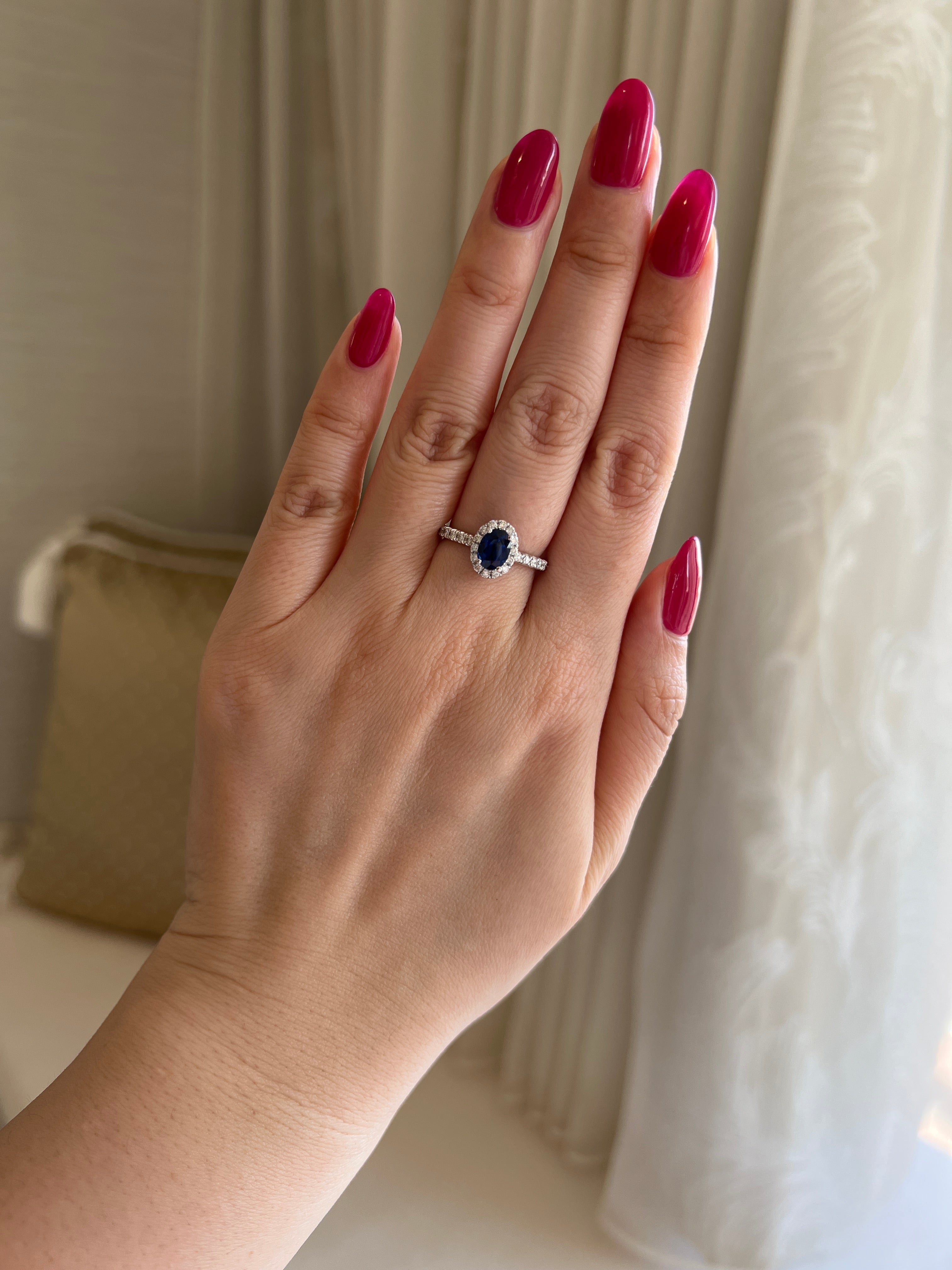 109-サフィール ブルーサファイア 中石1.3ct前後 PT OV リング 〜ロイヤルブルーサファイア リングAIGS｜AYAKO SAKURAI（櫻井 彩子（サクライ アヤコ））公式通販サイト