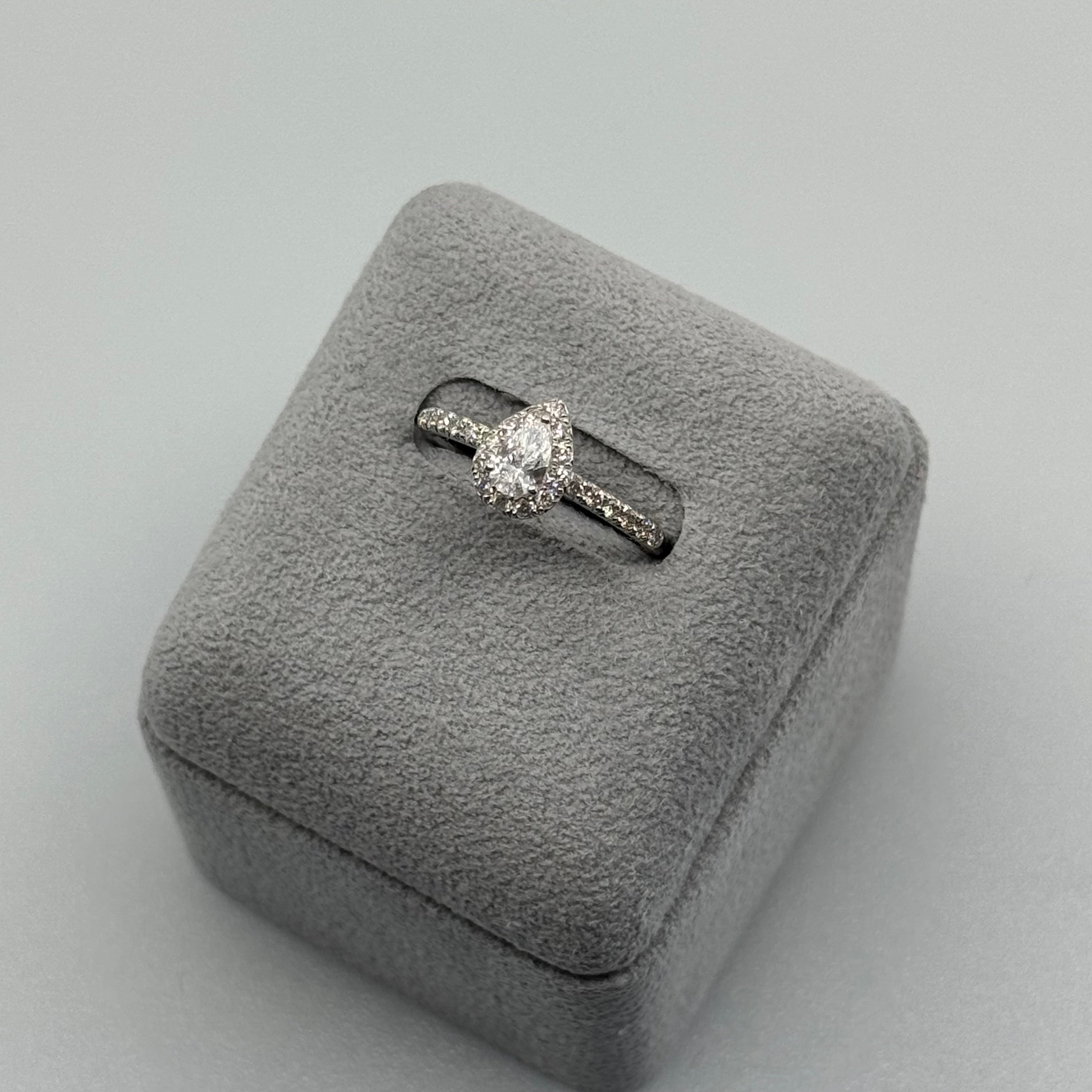 25［一点物/オルコス］リング ダイヤ 0.3ct PS PT K18YG K18PG