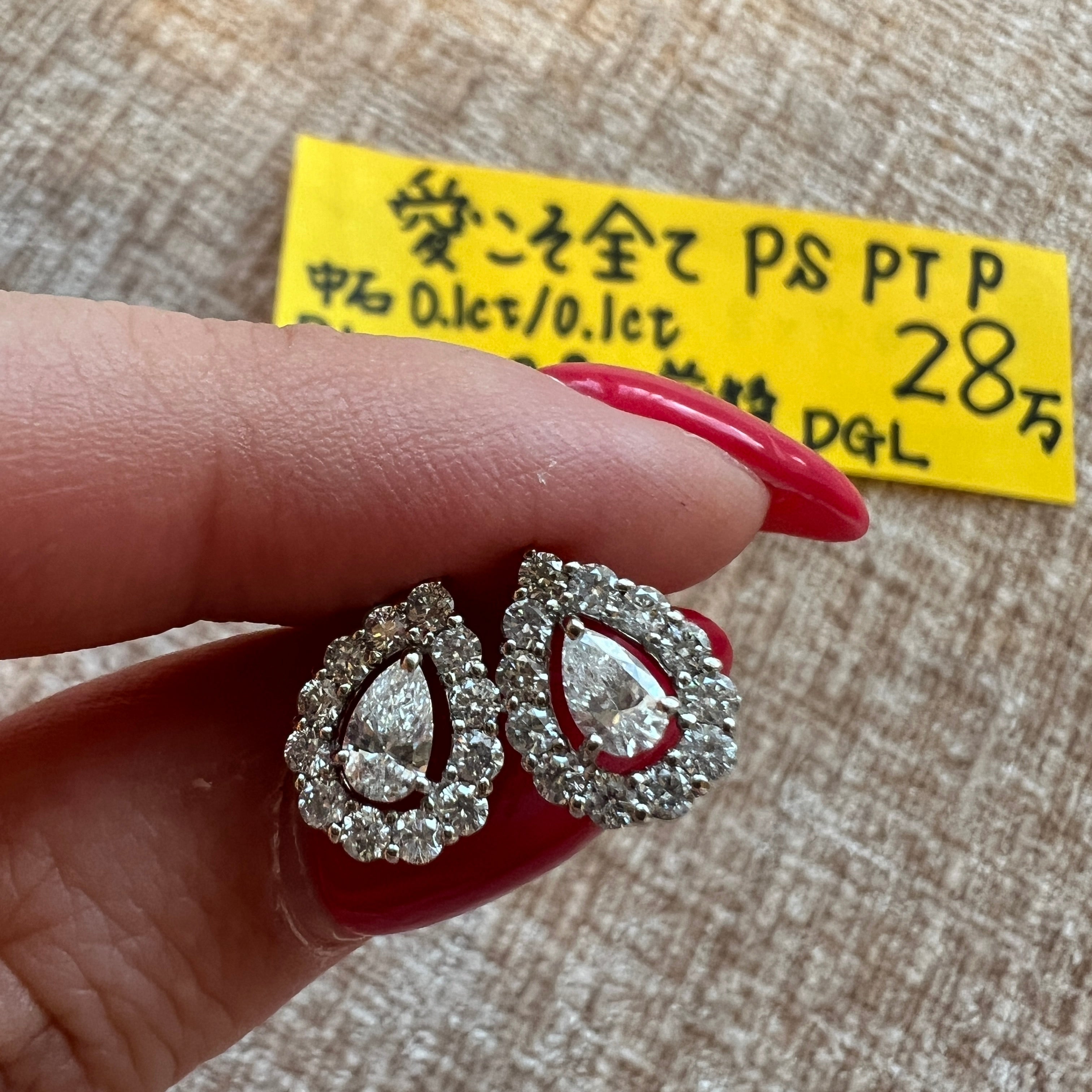 76-愛こそ全て PS PTピアス（中石0.1ct）｜AYAKO SAKURAI（櫻井 彩子（サクライ アヤコ））公式通販サイト