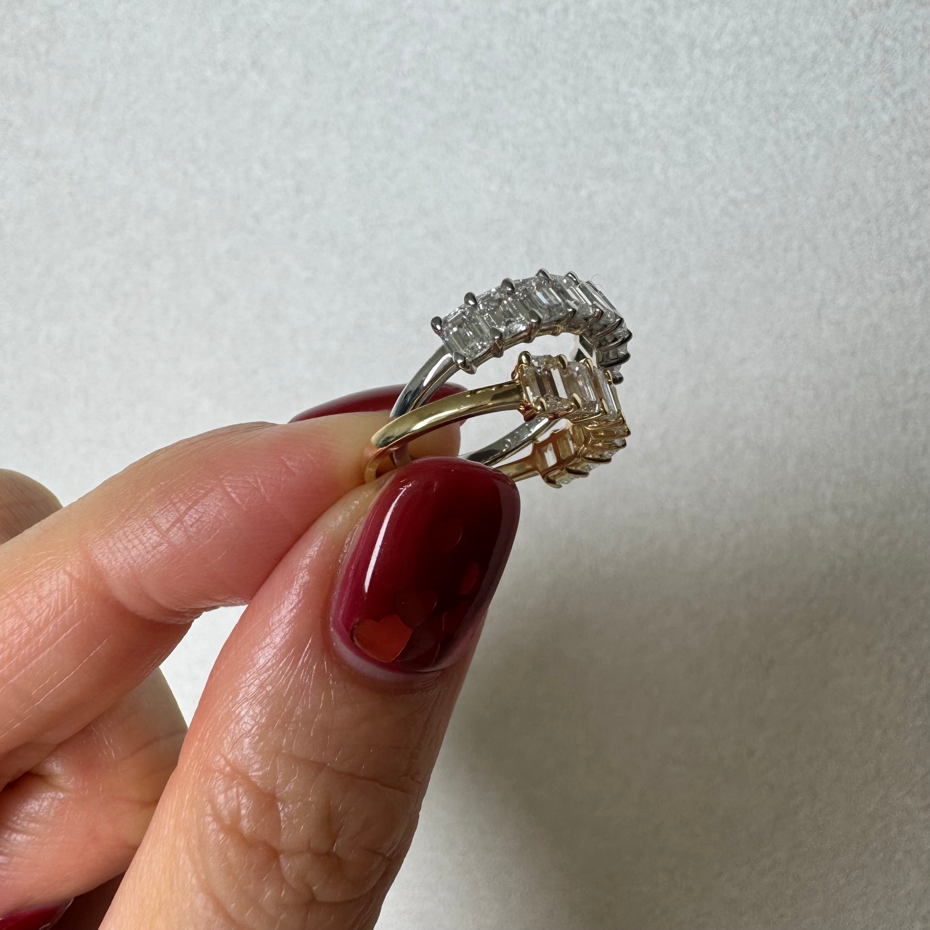 ［エクラ］リング ダイヤ 1pc0.2ct前後×8pc 1.4ct前後 EM