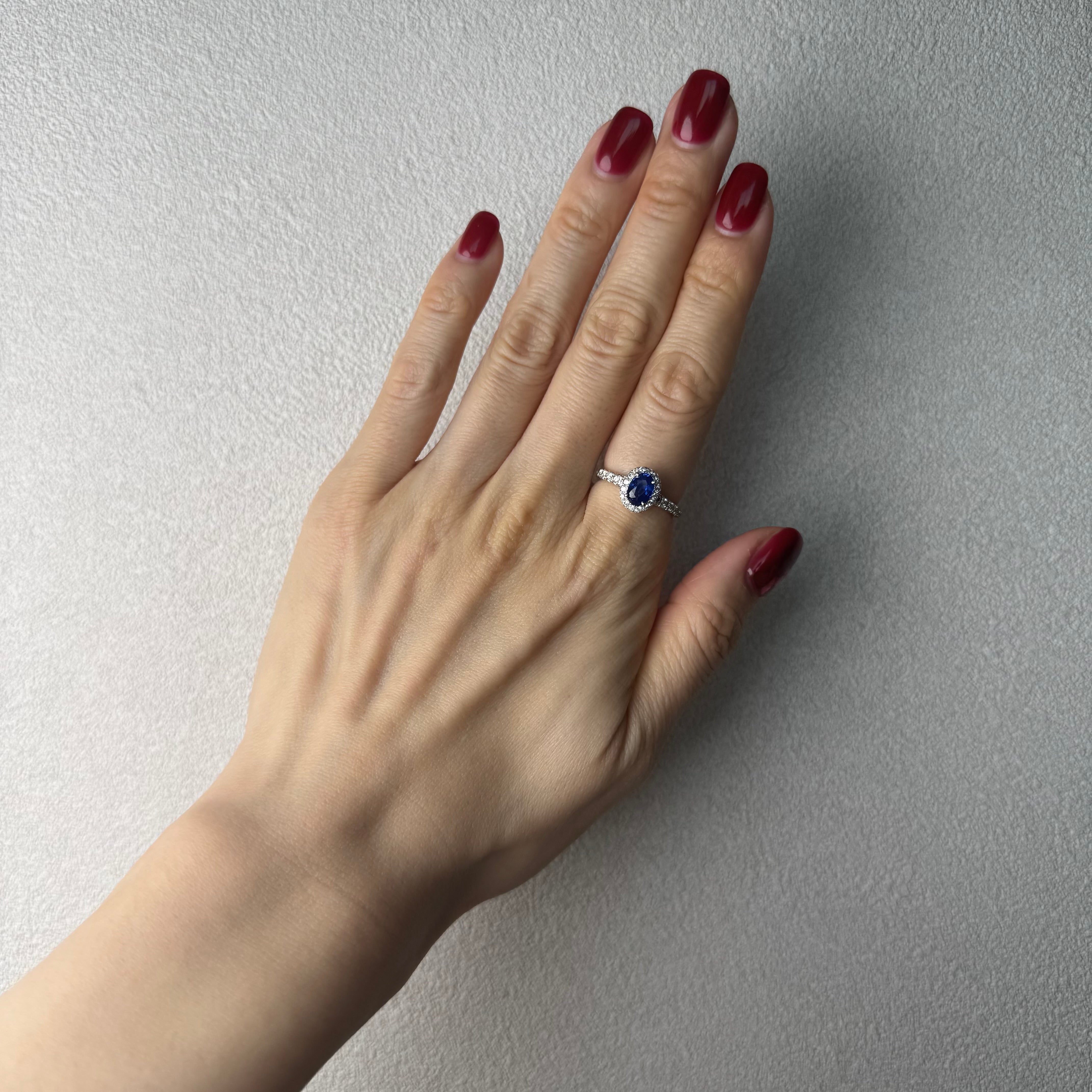 110［一点物］リング ブルーサファイア 0.9ct前後 OV PT