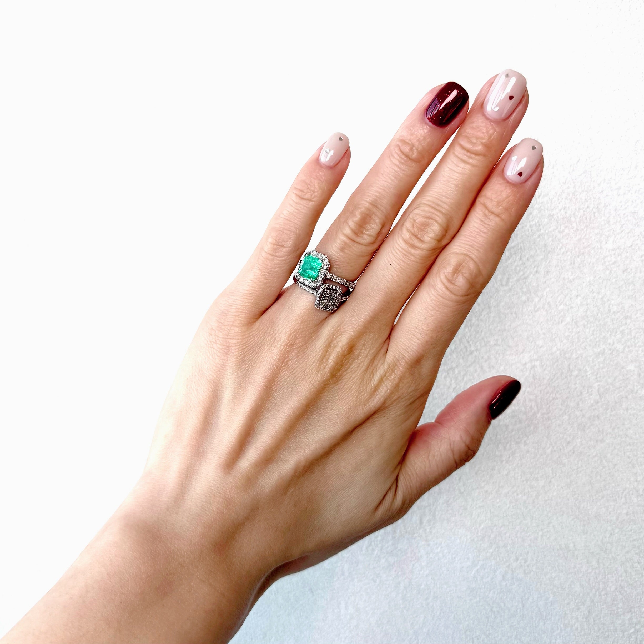 ［一点物］リング エメラルド 1.8ct SQ PT